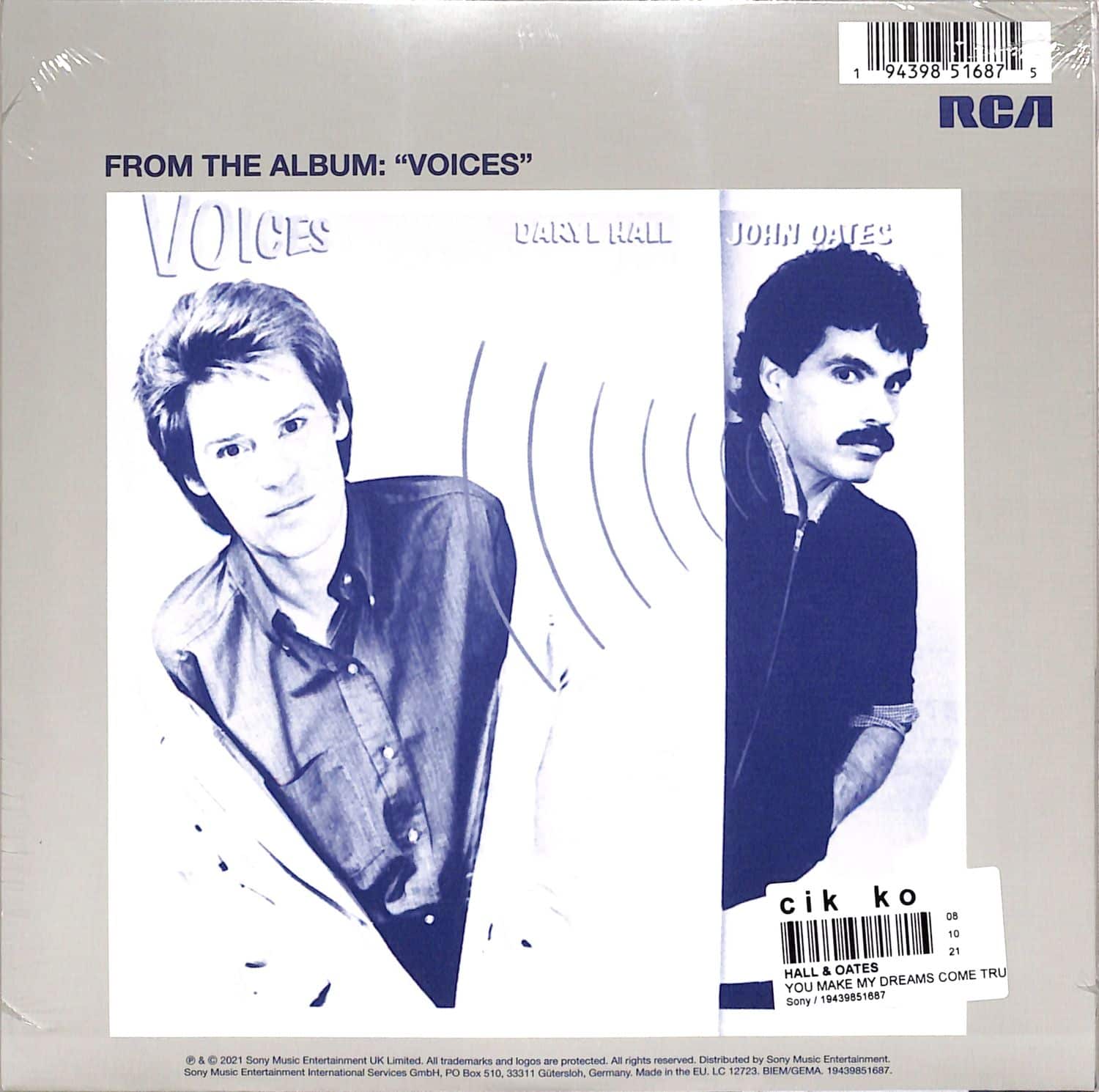 Hall Oates YOU MAKE MY DREAMS COME TRUE GOTTA LOTTA NERVE