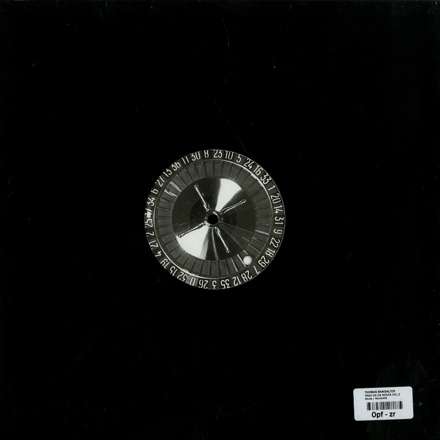 洋楽 Thomas BangalterTrax On Da Rocks UK 12\" Thomas Bangalter – Trax On Da Rocks – Vinyl (12