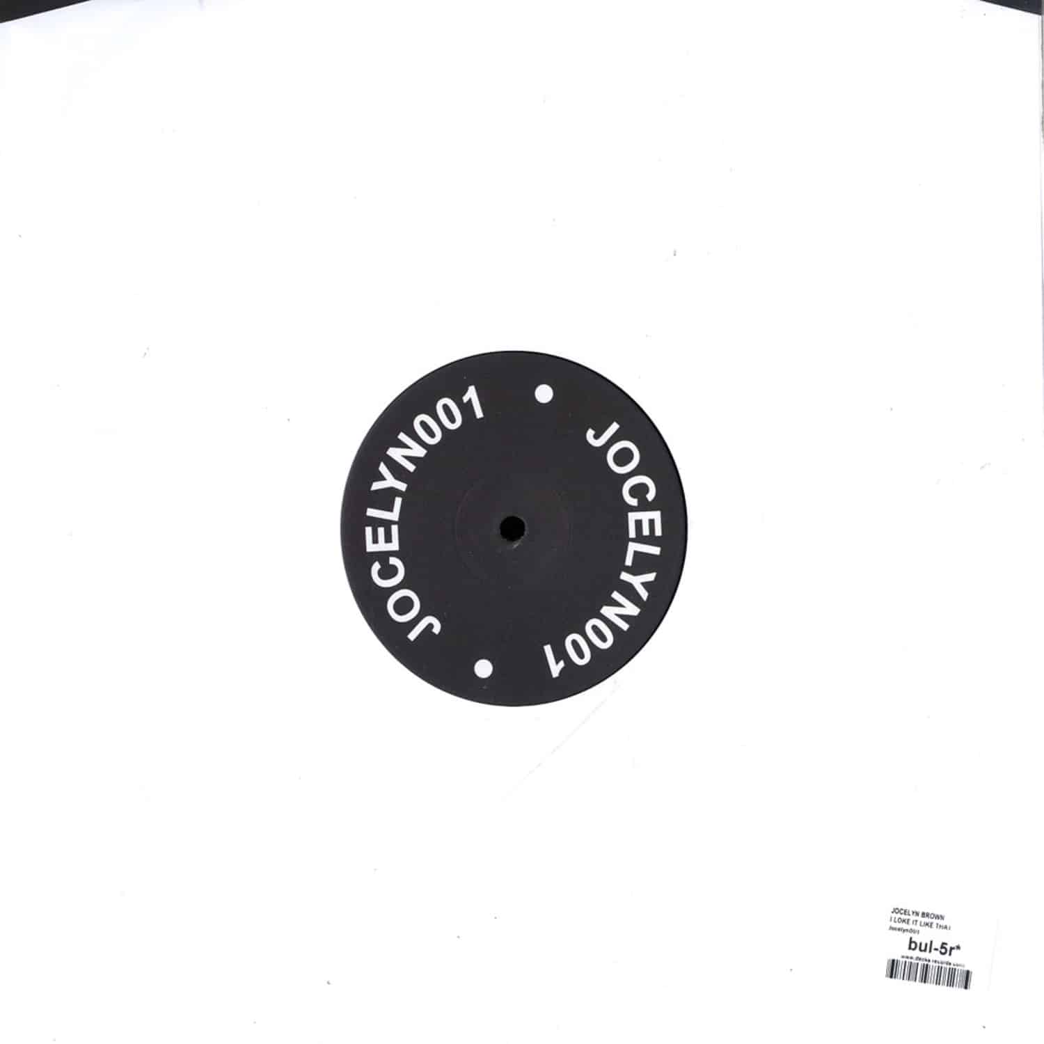 【US盤】JOCELYN BROWN ★ I LIKE IT LIKE THAT Inner Life (feat. Jocelyn Brown) - I like It like that
