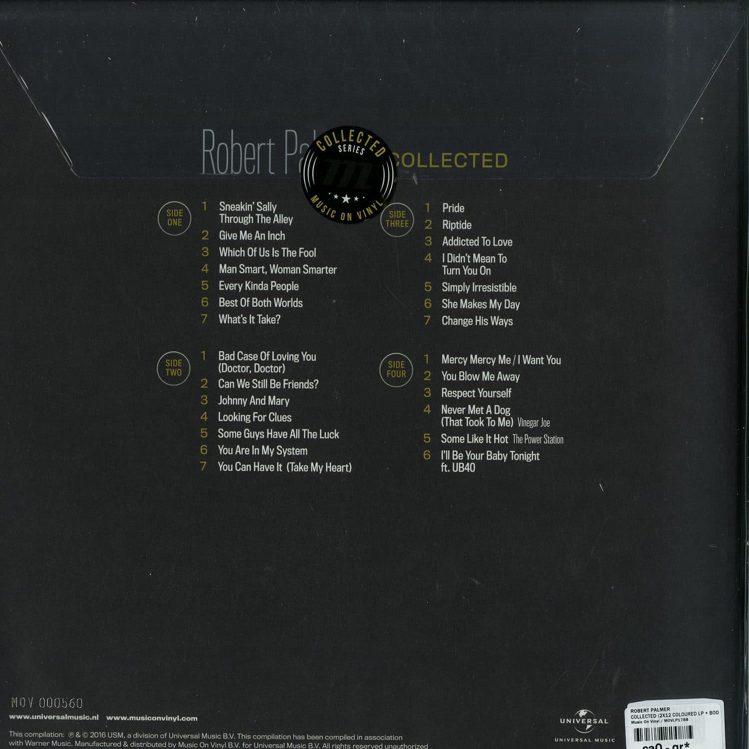 欧2LP Robert Palmer Collected MOVLP1788 Music On Vinyl 未開封 /00520 s-l1200.jpg