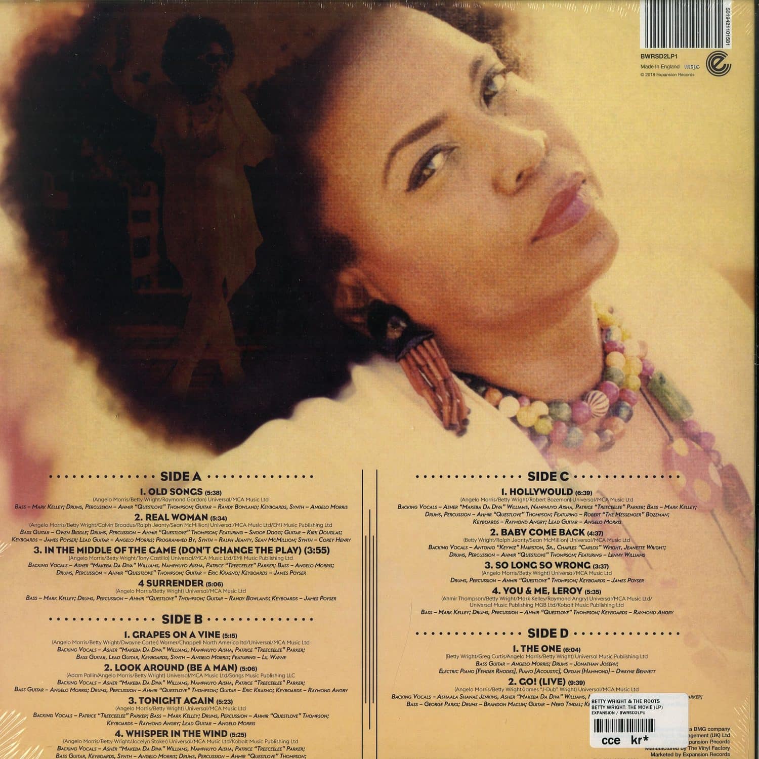 Betty Wright & The Roots - BETTY WRIGHT: THE MOVIE / Expansion