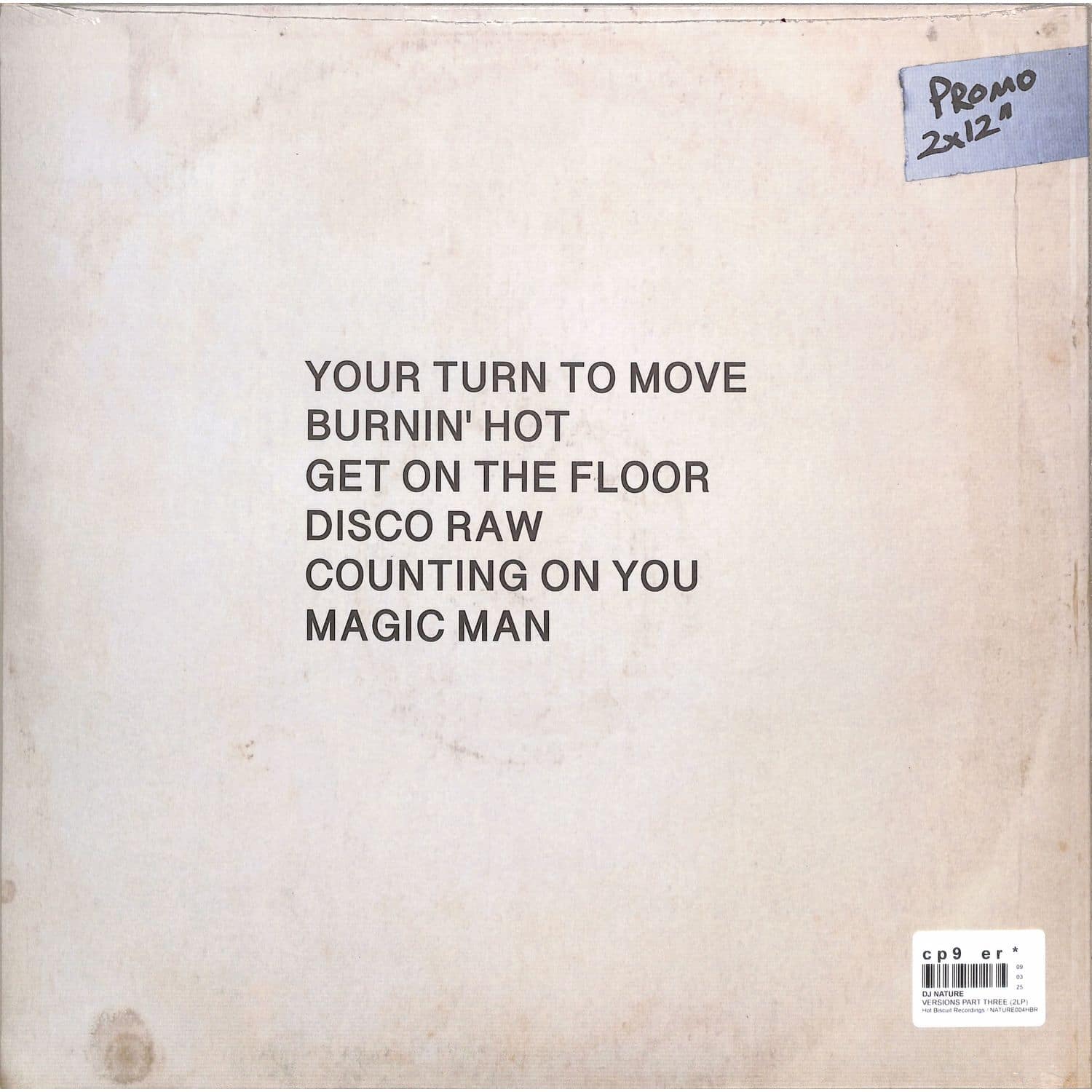 DJ Nature - VERSIONS PART THREE