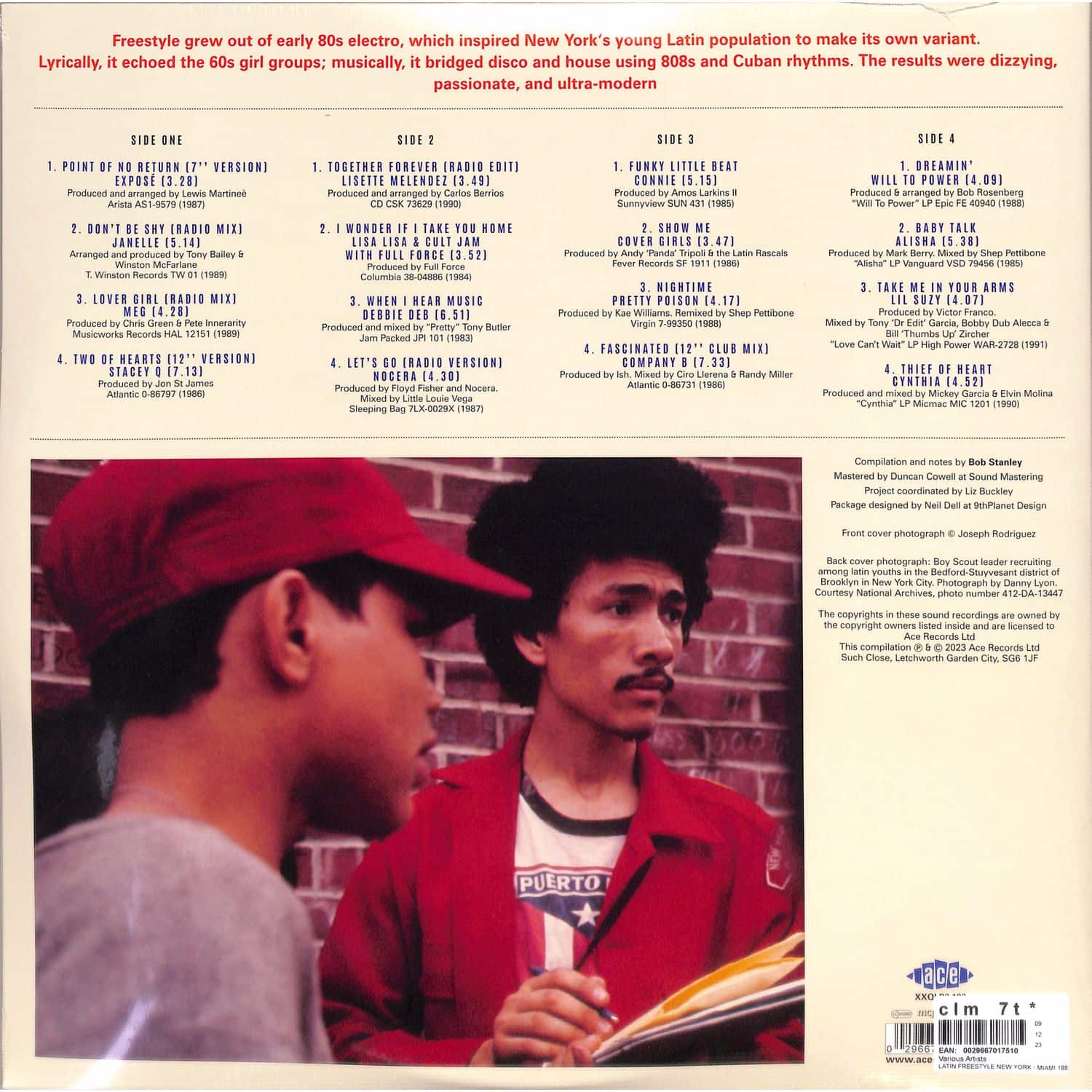 英2LP Various Latin Freestyle (New York / Miami 1983-1992) XXQLP2102 Ace /00660 Various Artists - Latin Freestyle: New York / Miami 1983