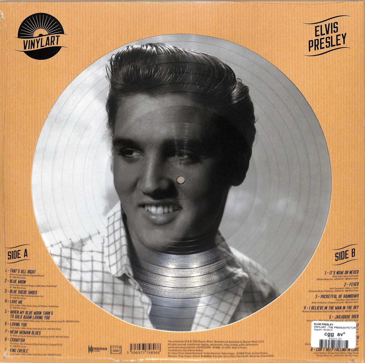 Elvis Presley Vinylart The Premium Picture Disc Collection