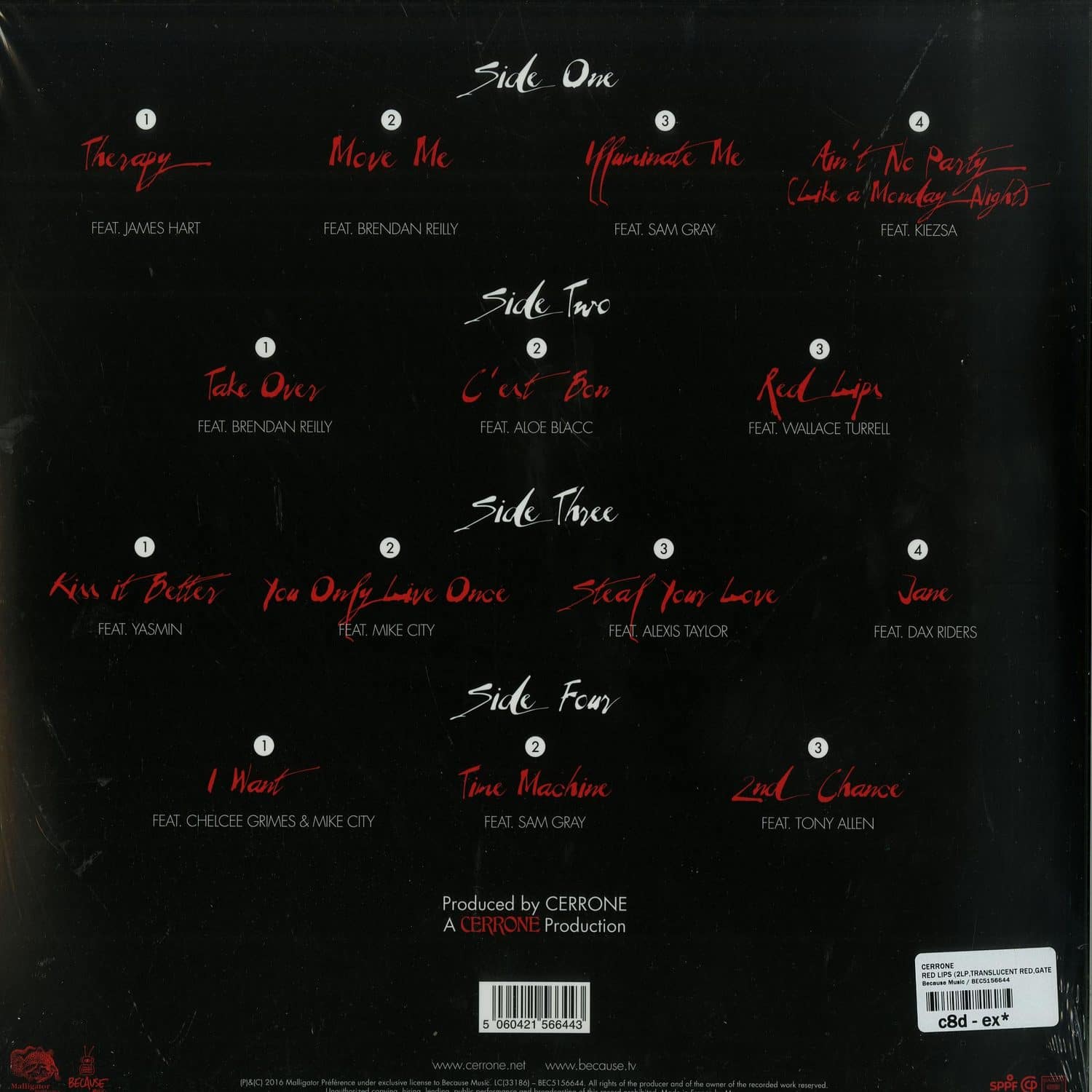 セローン　Cerrone Red Lips　CD　ディスコ　ナイル・ロジャース Cerrone – Red Lips – CD (Album), 2016 [r9285400] | Discogs