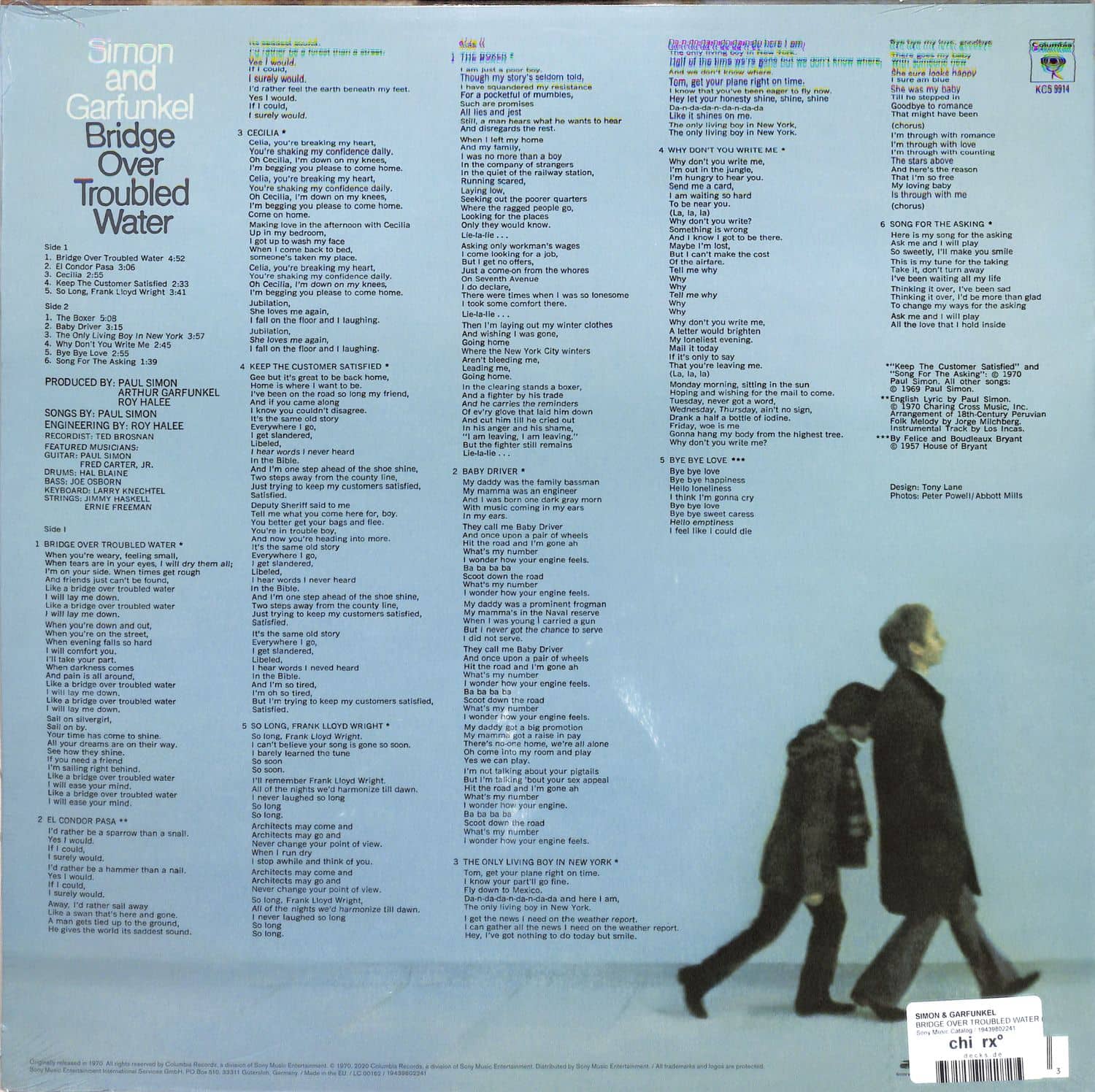 洋楽 SimonandGarfunkelBridgeOverTroubledWater Simon And Garfunkel – Bridge Over Troubled Water – Vinyl (LP