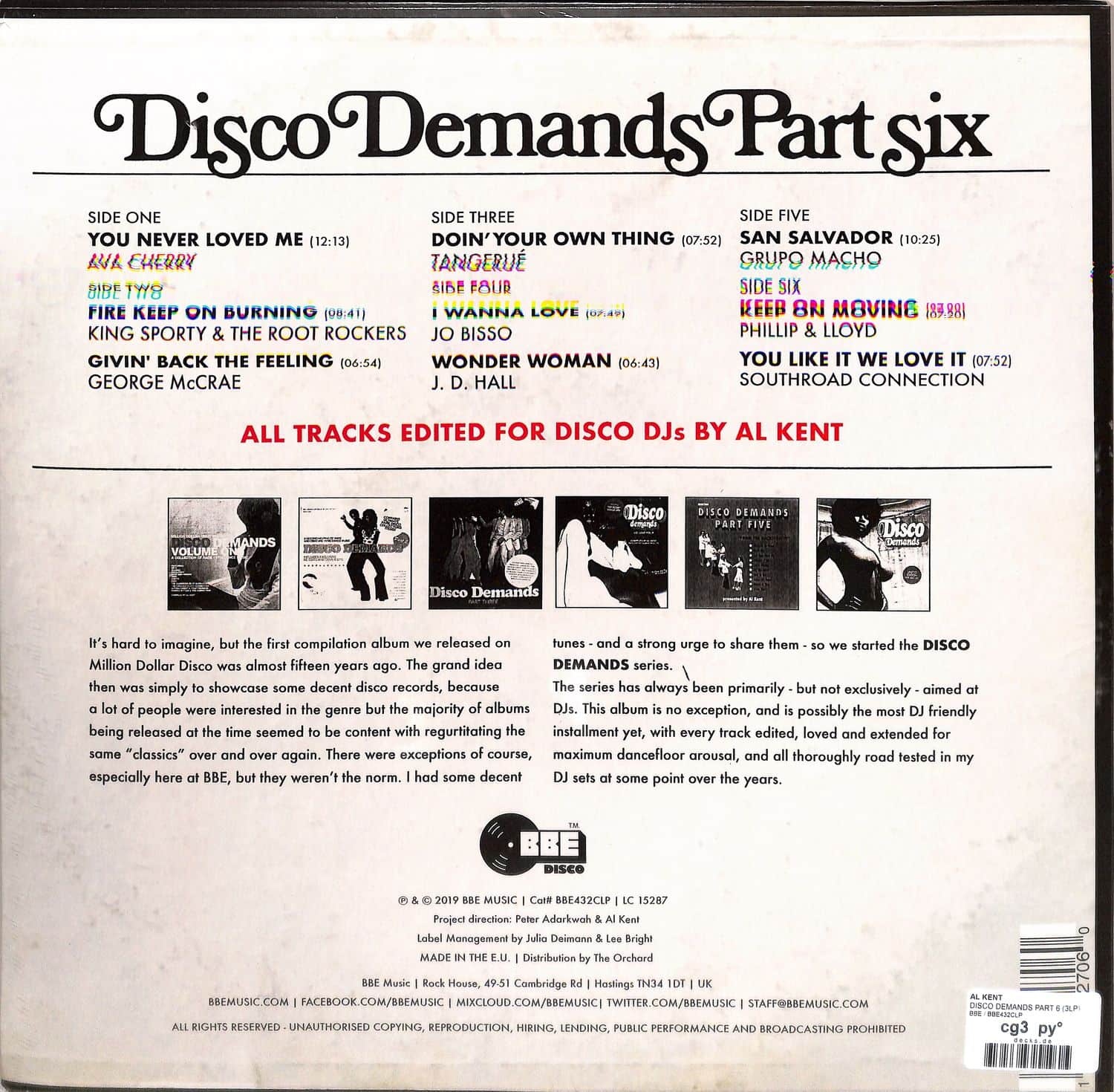 Al Kent - DISCO DEMANDS PART 6