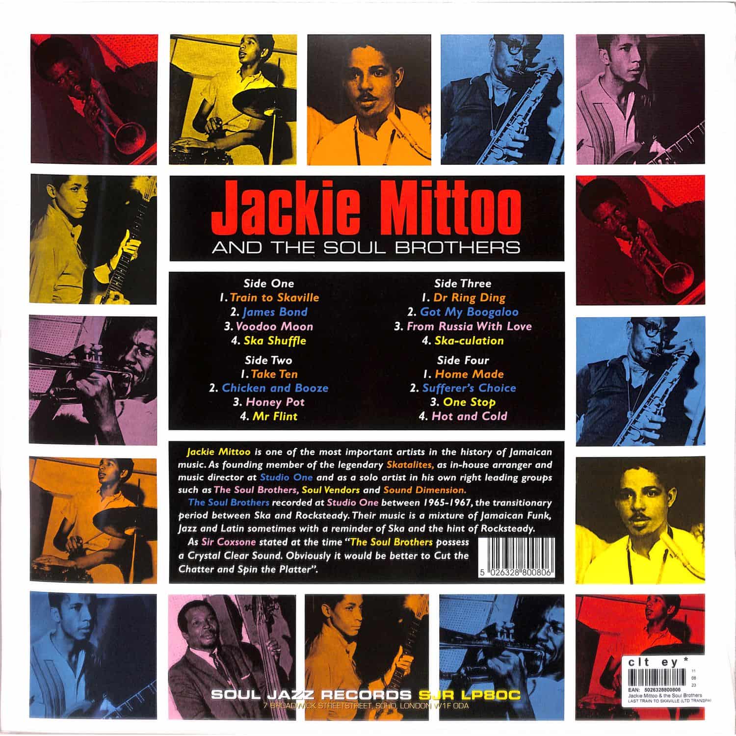 Jackie Mittoo & the Soul Brothers - LAST TRAIN TO SKAVILLE