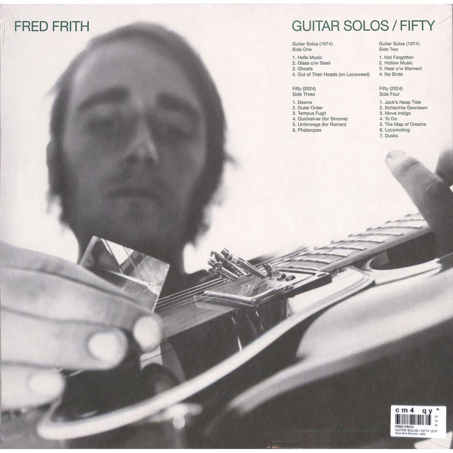 フレッド・フリス ギターソロ Fred Frith - Guitar Solos / Fifty (2LP) – Meditations