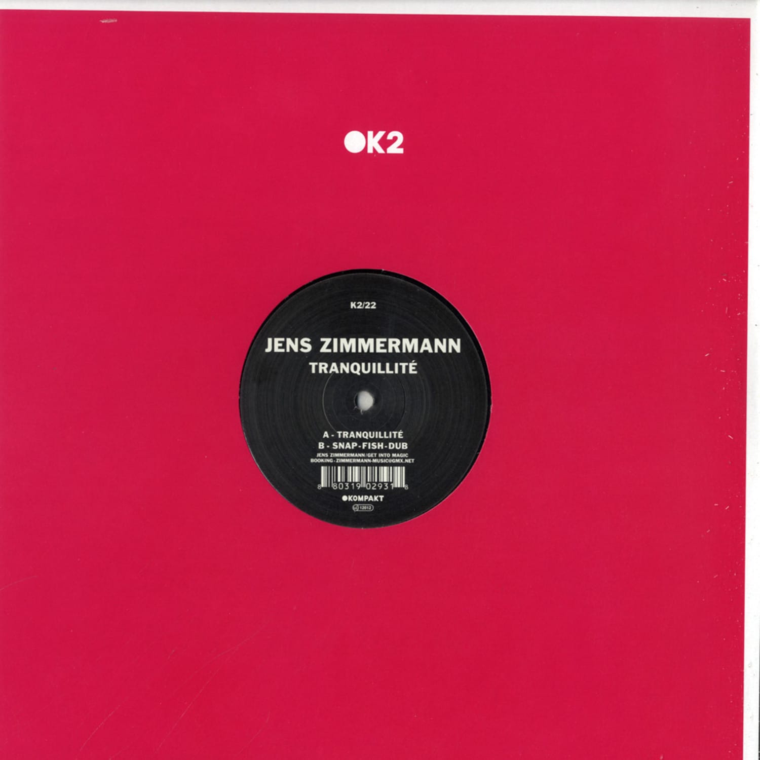 Jens Zimmermann - TRANQUILLITE