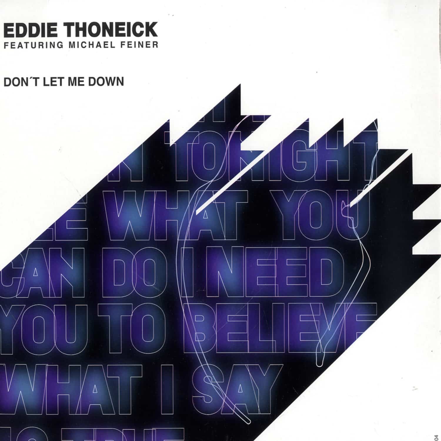 Eddie Thoneick - DONT LET ME DOWN