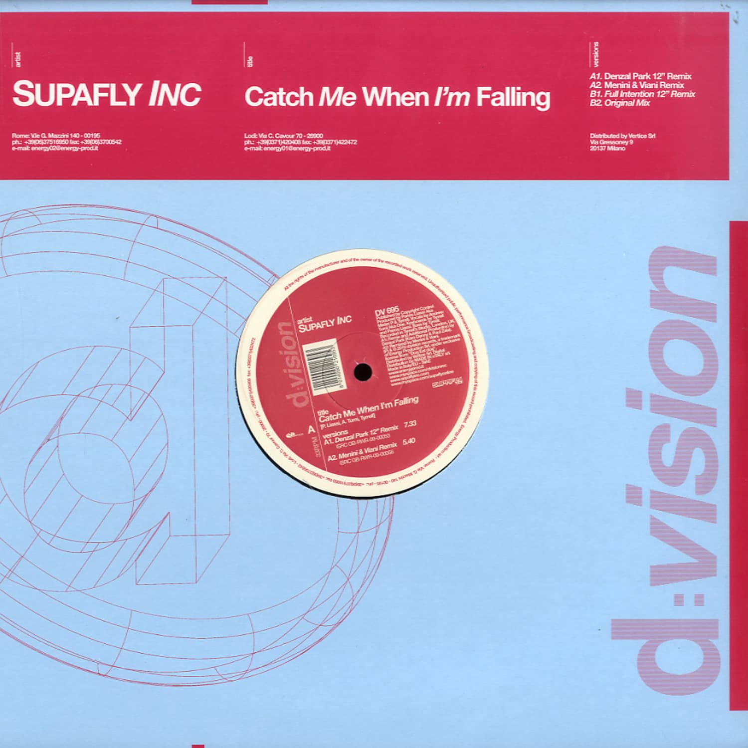 Supafly Inc - CATCH ME WHEN I M FALLING
