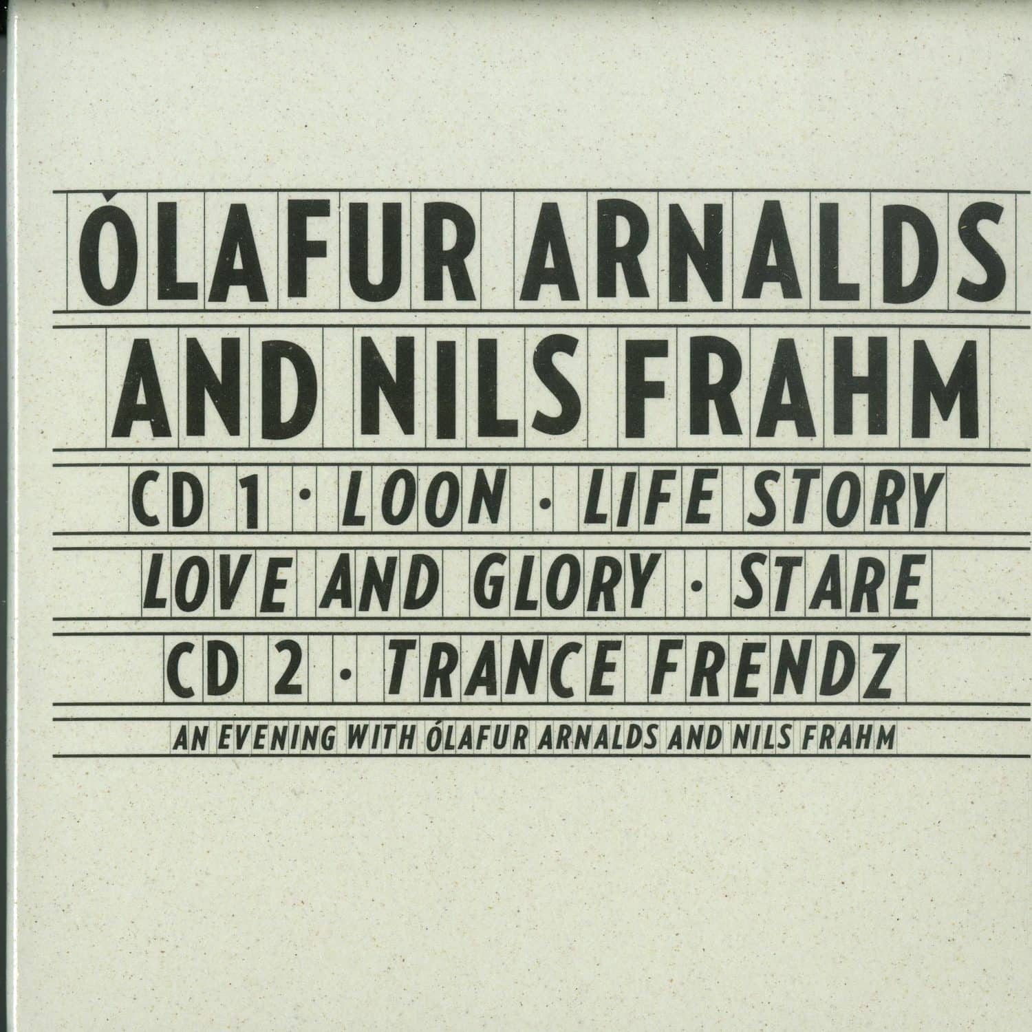 Olafur Arnalds & Nils Frahm - COLLABORATIVE WORKS 