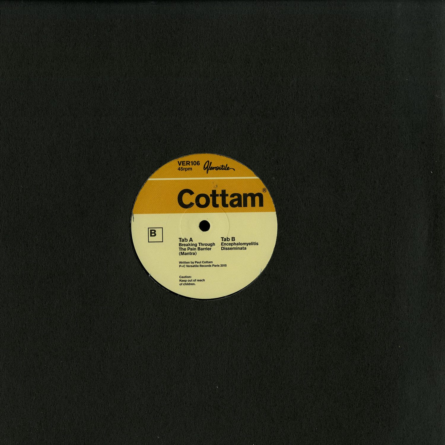 Cottam - BREAKING THROUGH THE PAIN BARRIER EP