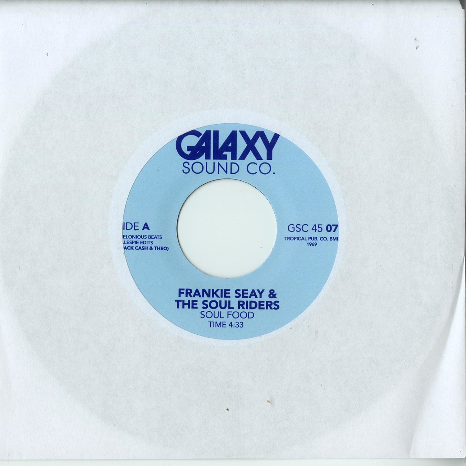Frankie Seay & The Soul Riders / Lyn Christopher - GALAXY VOL.7 