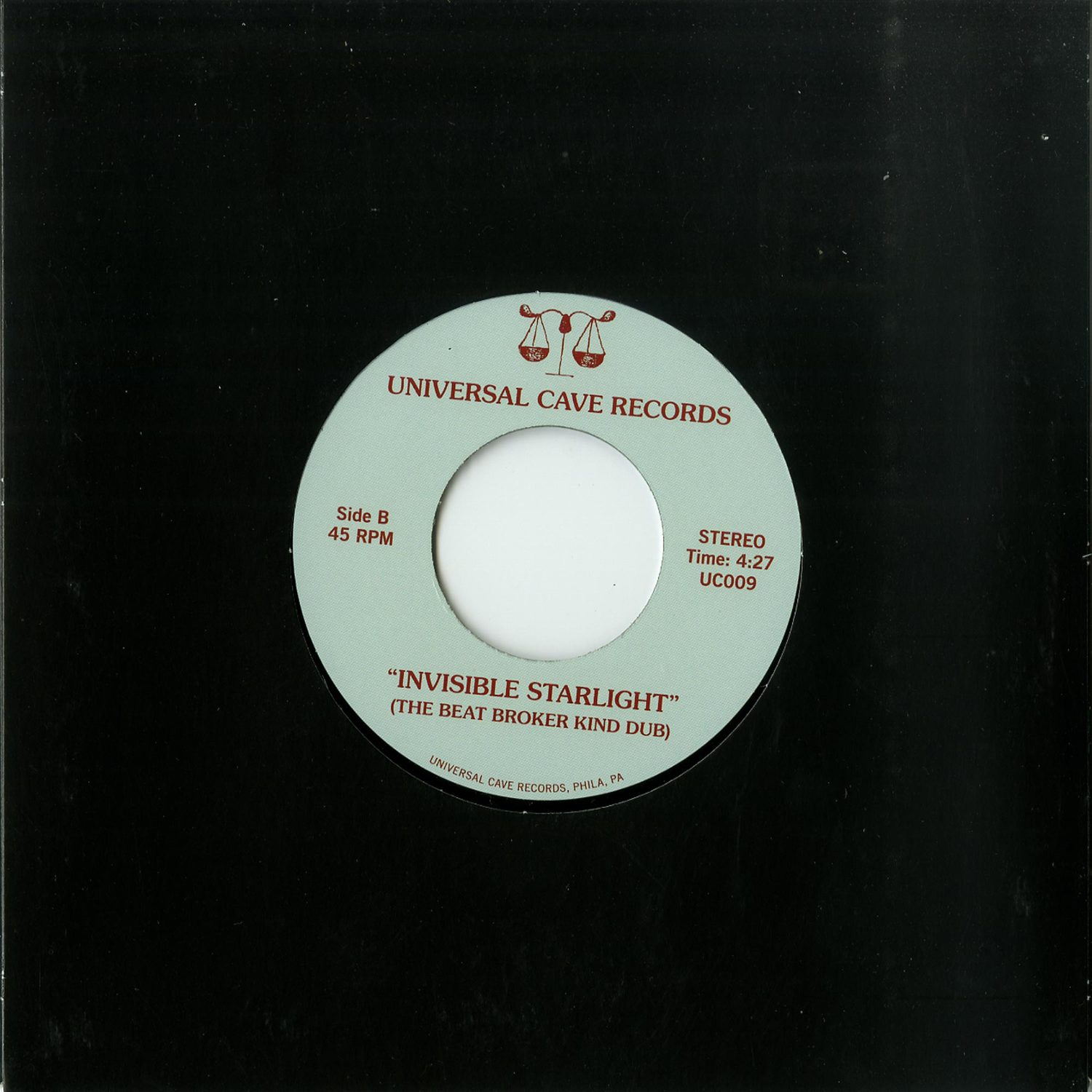 Universal Cave / The Beat Broker - INVISIBLE STARLIGHT 