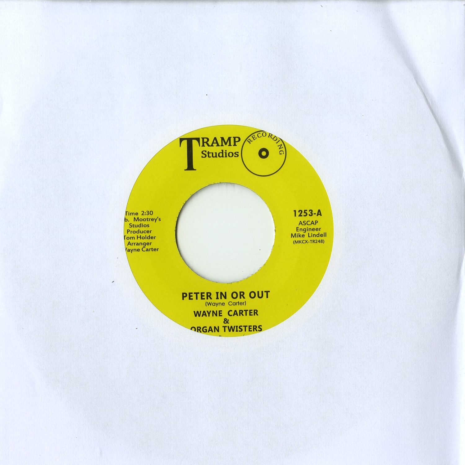Wayne Carter & Organ Twisters - PETER IN OR OUT 