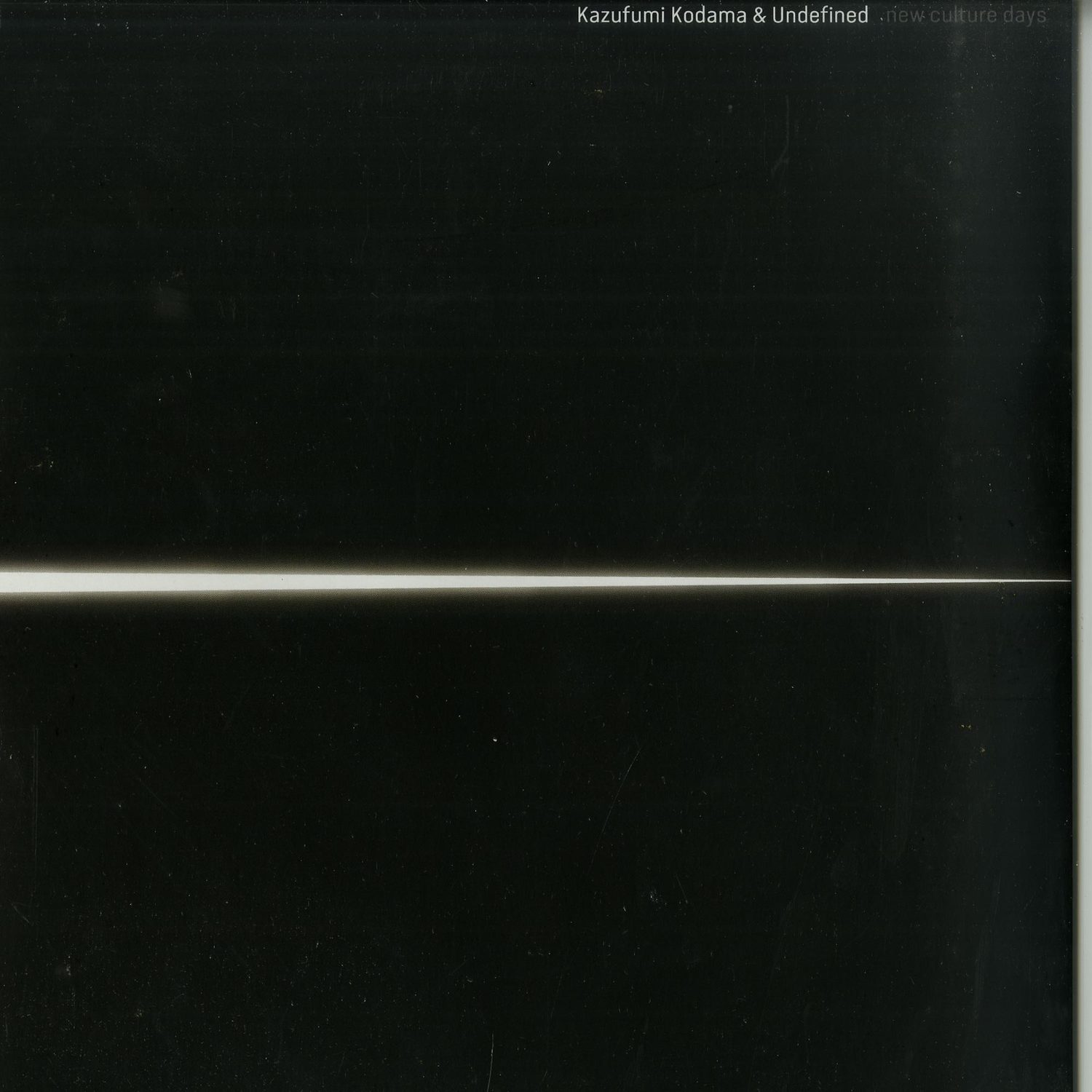 Kazufumi Kodama & Undefined - new culture days (10 inch)