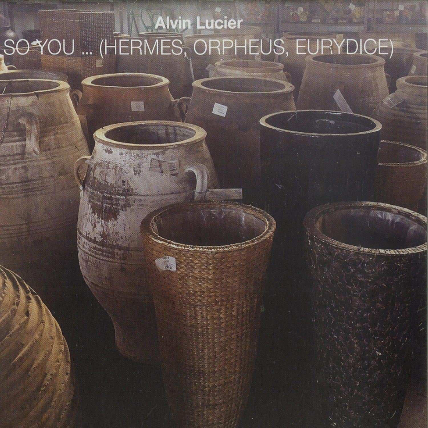Alvin Lucier - SO YOU 