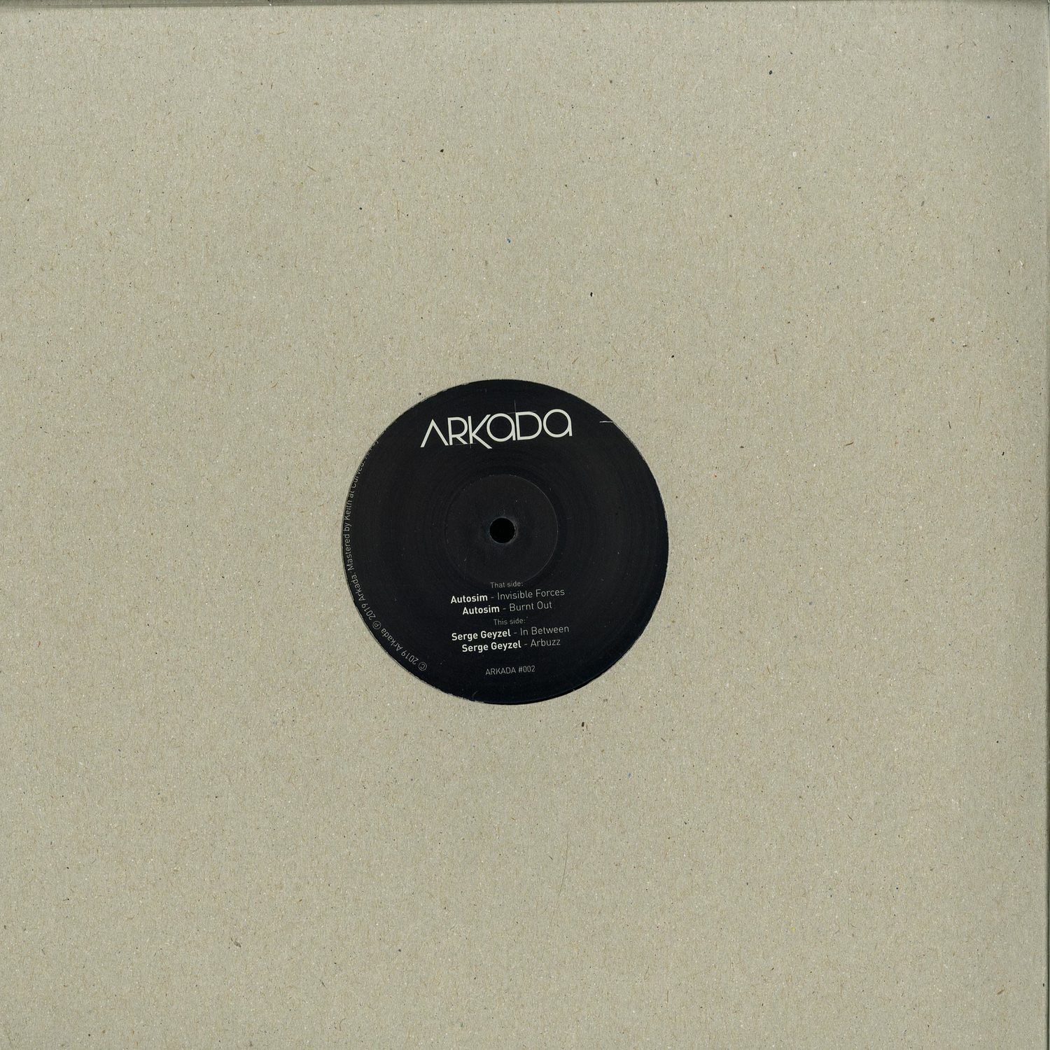Autosim / Serge Geysel - ARKADA 002