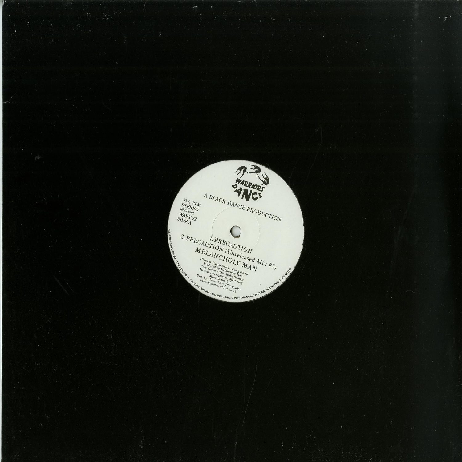 Melancholy Man - PRECAUTION