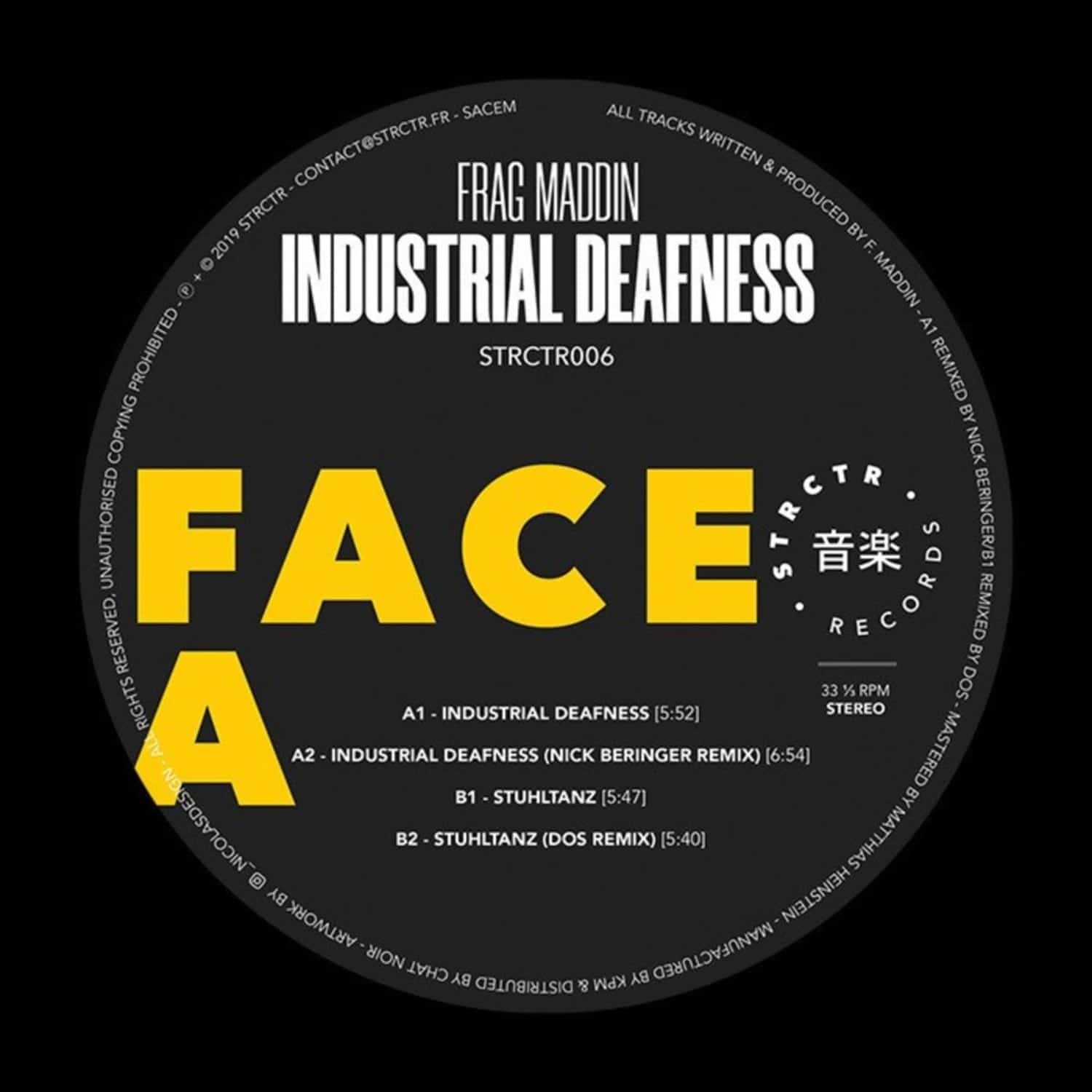 Frag Maddin - INDUSTRIAL DEAFNESS 