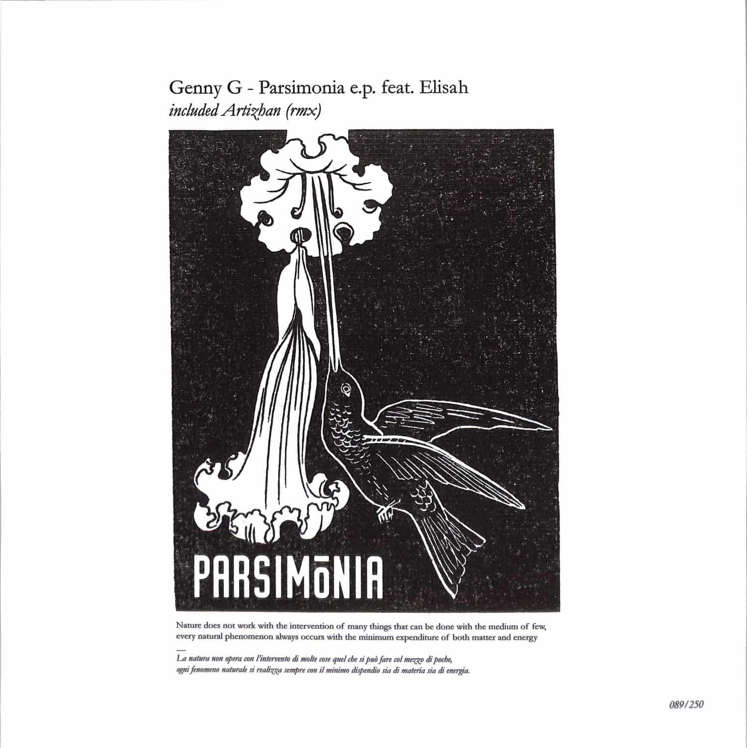 Genny G - PARSIMONIA EP