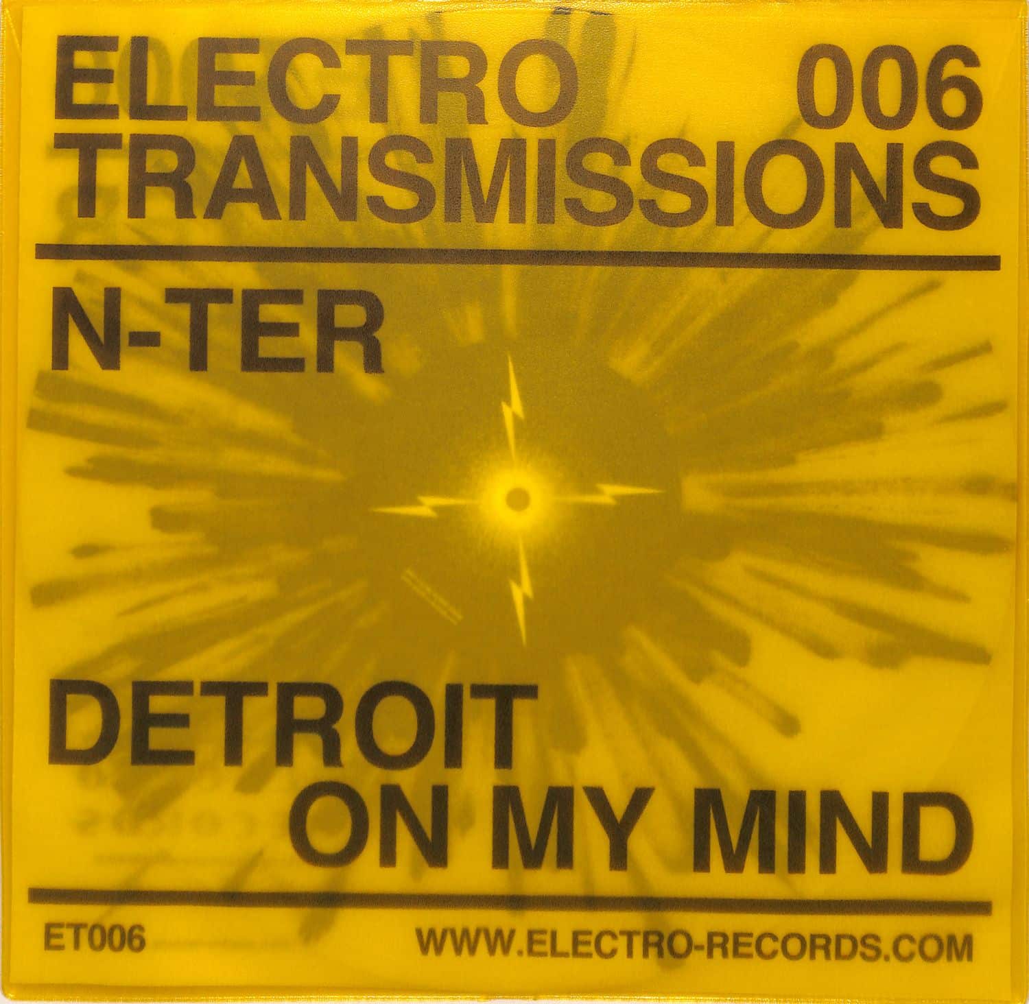 N-TER - ELECTRO TRANSMISSIONS 006 DETROIT ON MY MIND EP