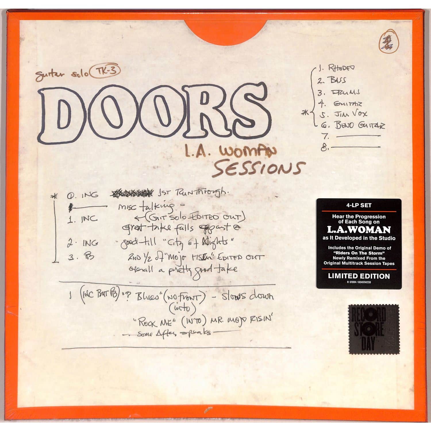 The Doors - L.A.WOMAN SESSIONS 