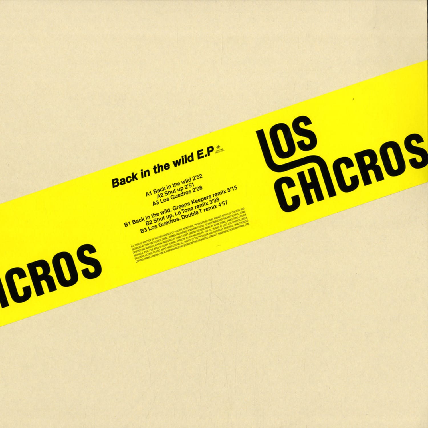 Los Chicros - BACK IN THE WILD EP