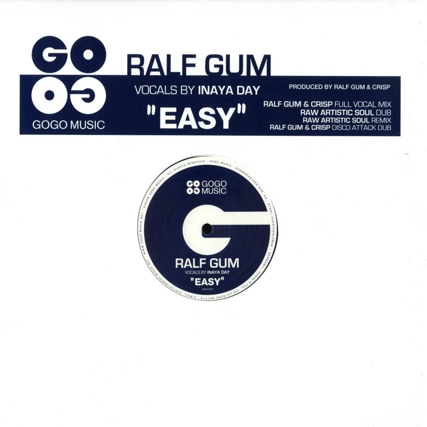 Ralf Gum feat. Inaya Day - EASY