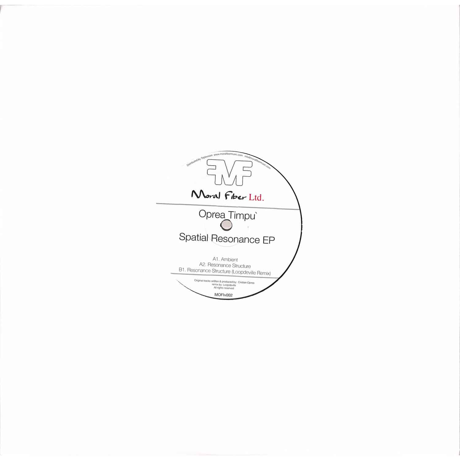 Oprea Timpu / Loopdeville - SPATIAL RESONANCE EP 