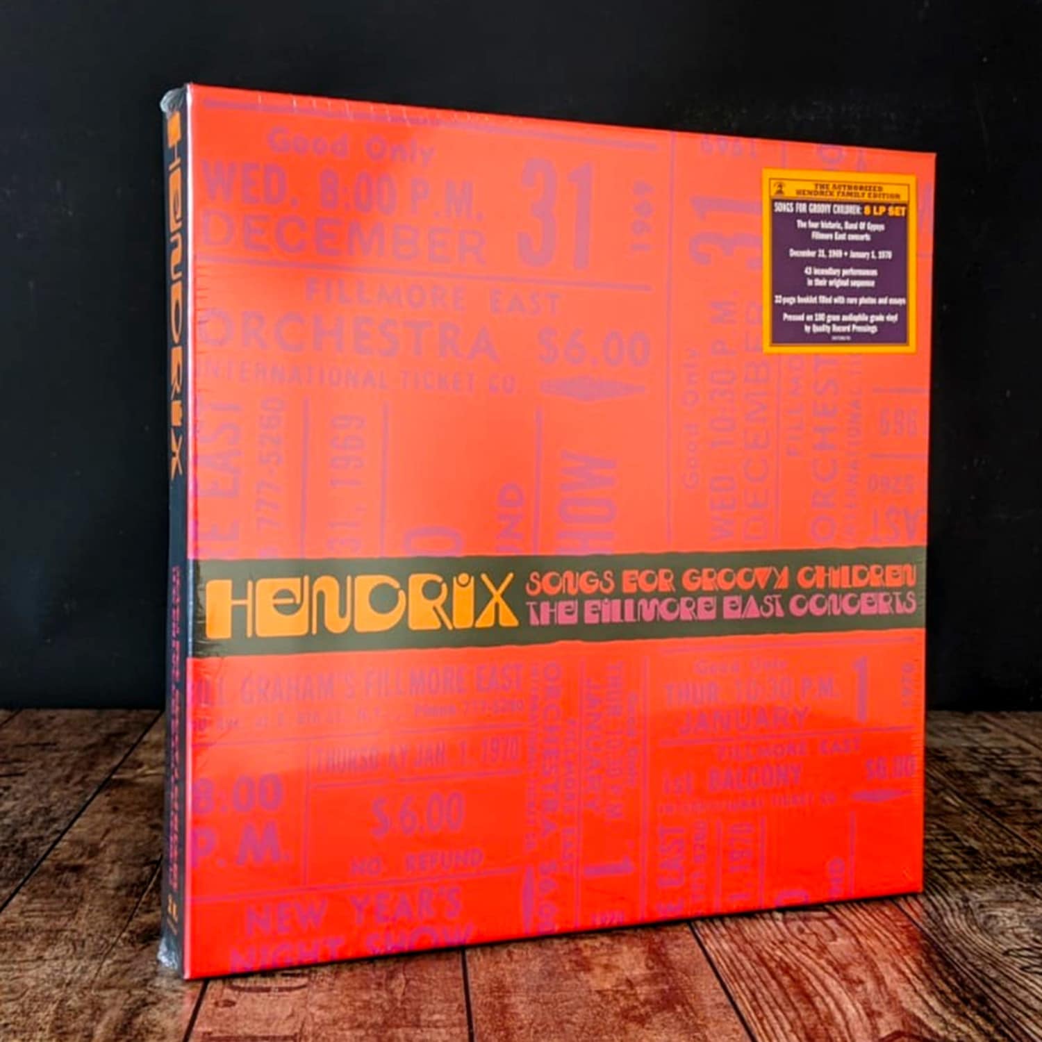 Jimi Hendrix - SONGS FOR GROOVY CHILDREN: THE FILLMORE EAST CONCERTS 