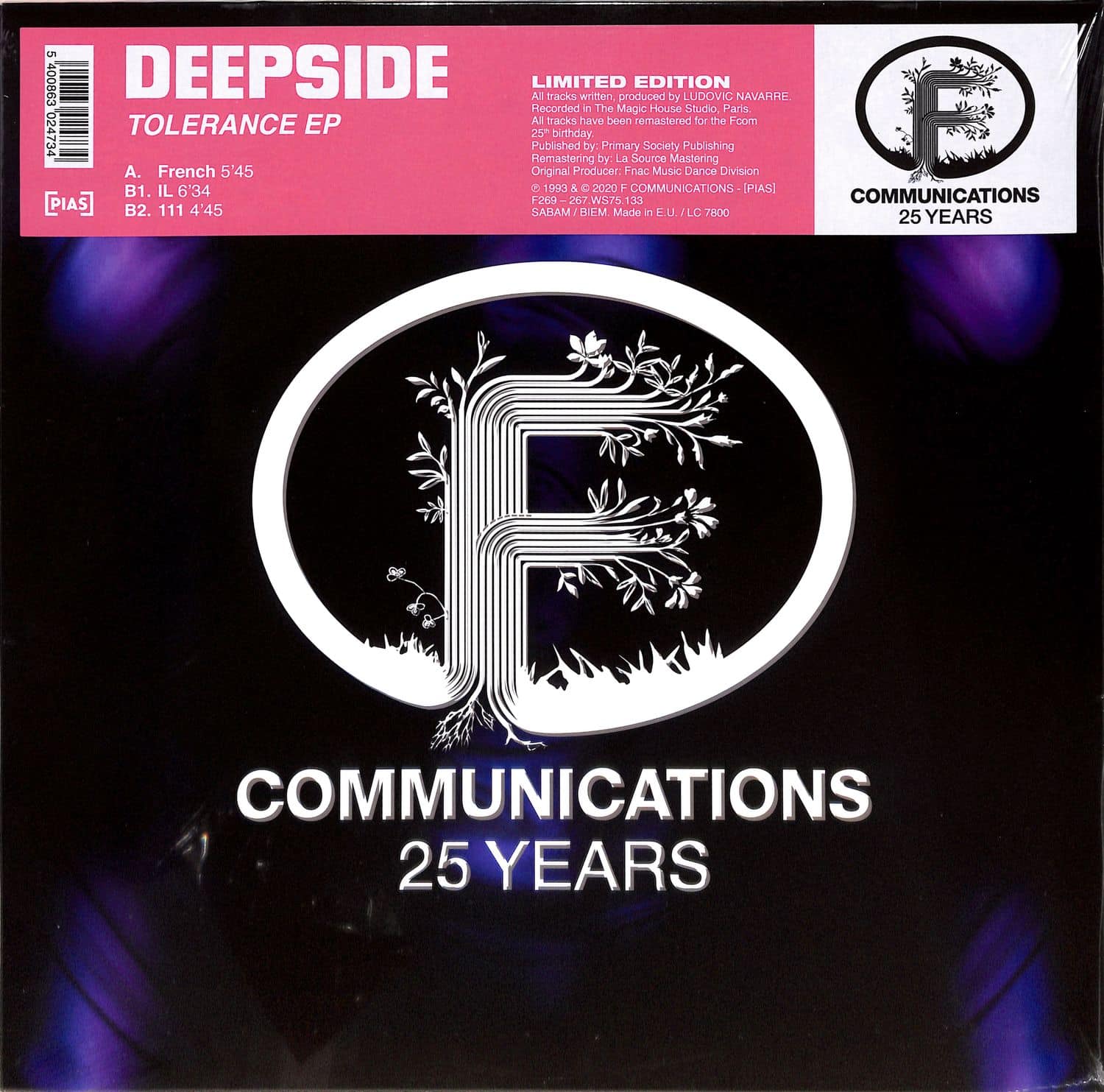 Deepside  - TOLERANCE EP