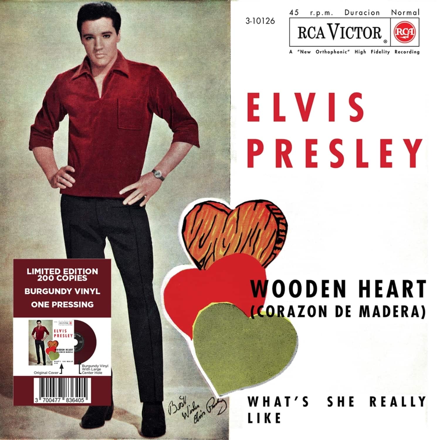 Elvis Presley - 7-WOODEN HEART 