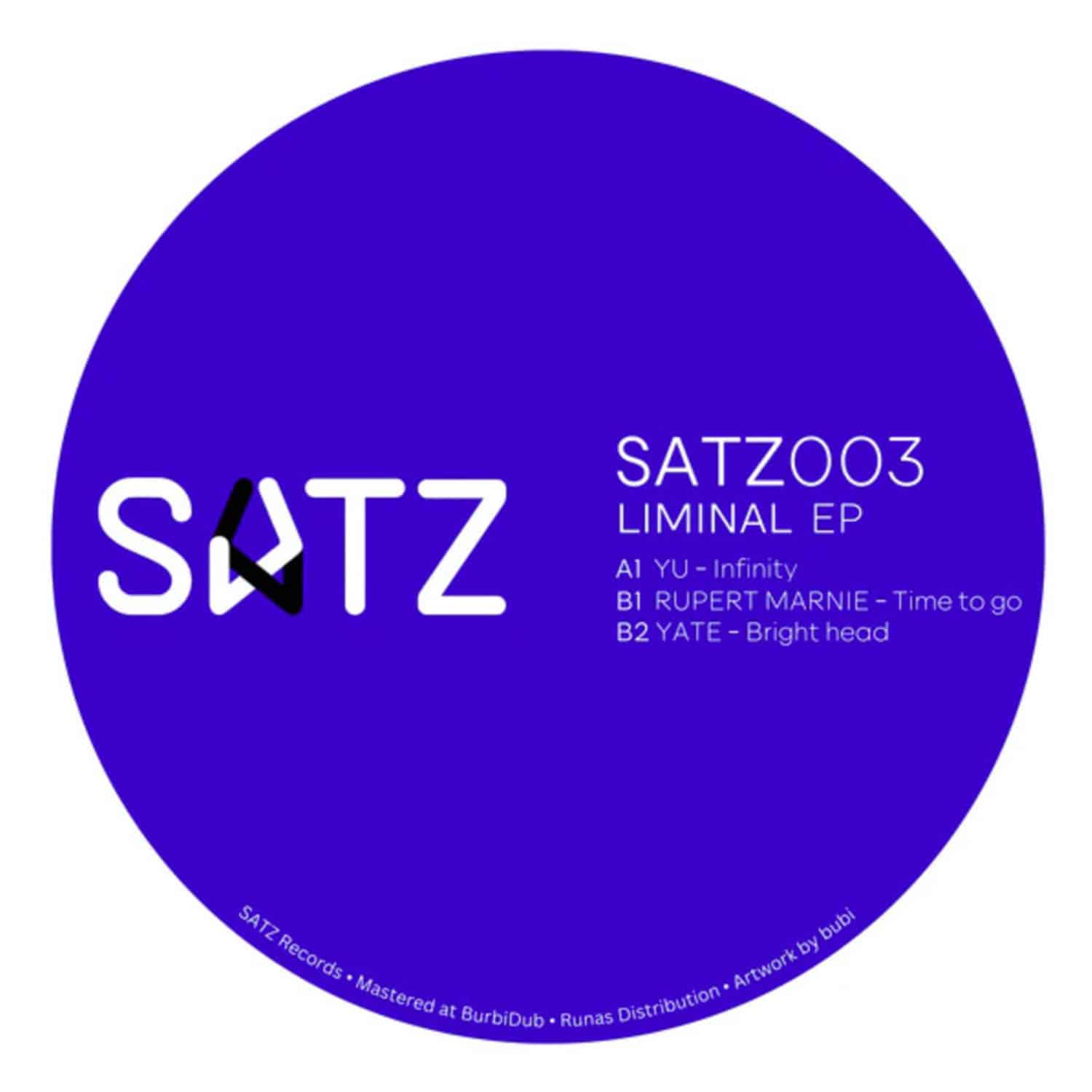 Yu, Rupert Marnie & Yate - LIMINAL EP