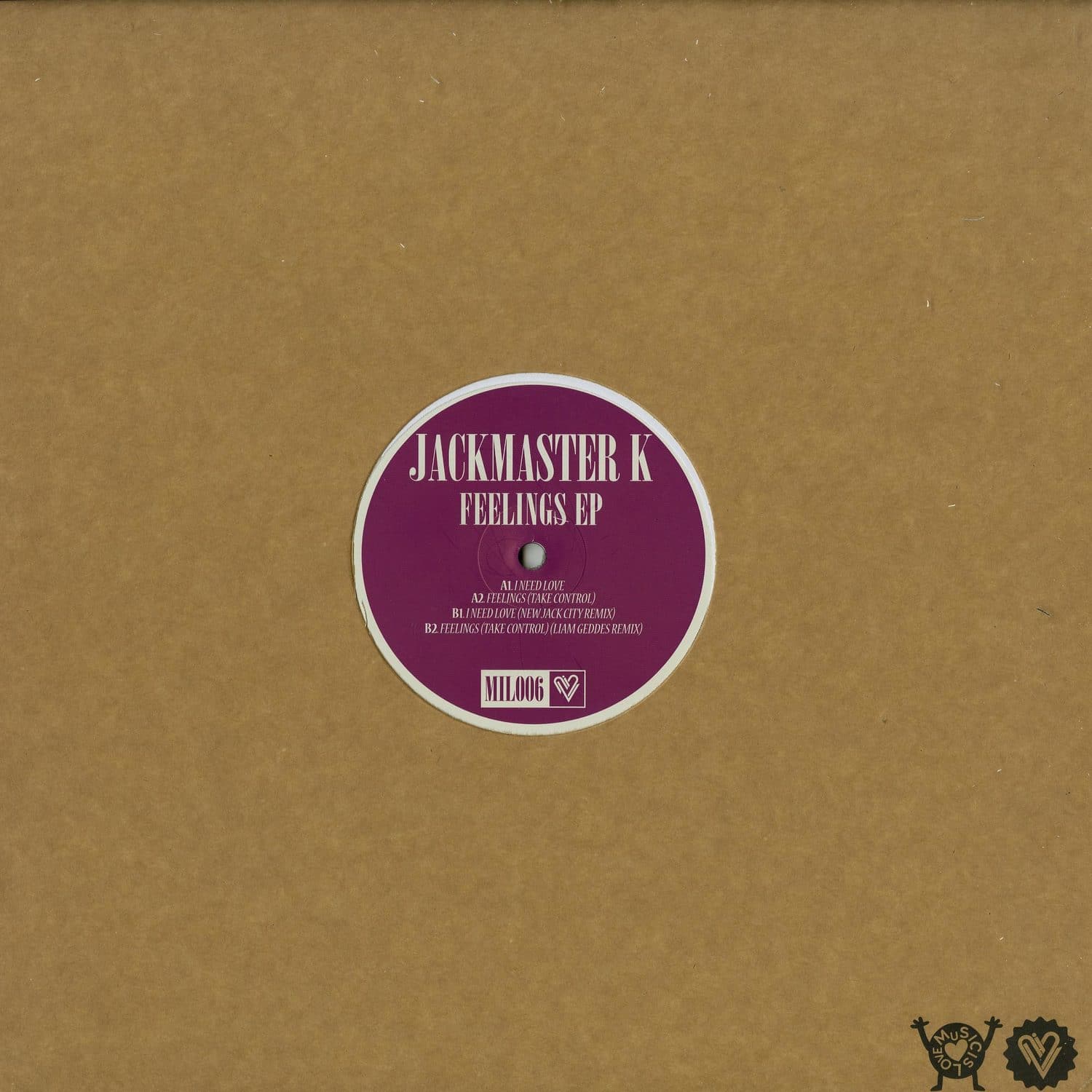 Jackmaster K - FEELINGS EP