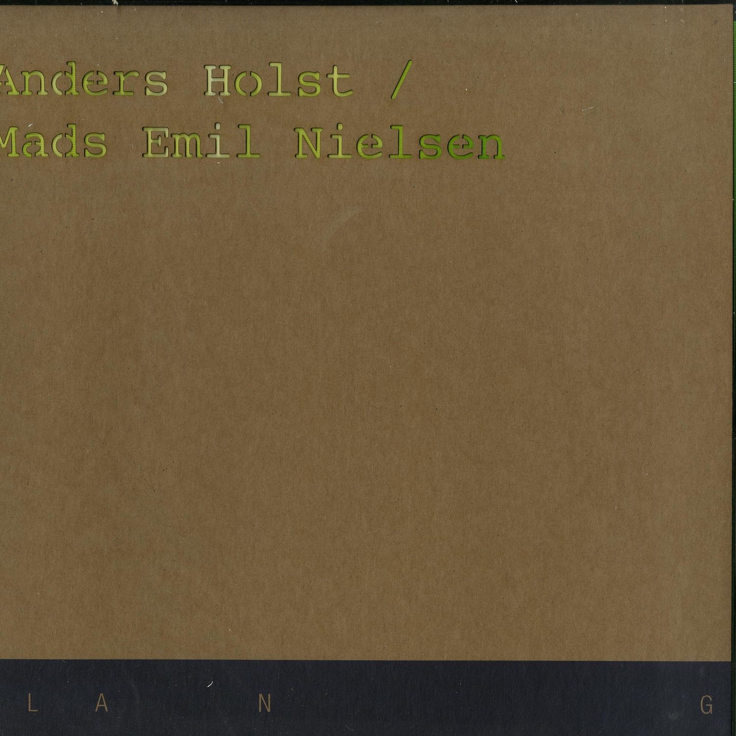 Anders Holst / Mads Emil Nielsen - LP