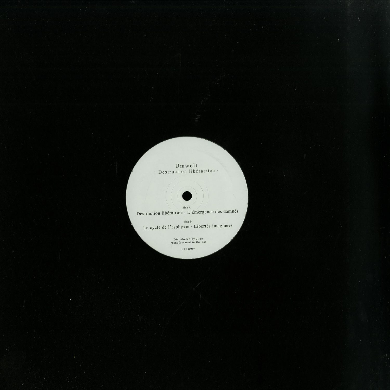 Umwelt - DESTRUCTION LIBERATRICE