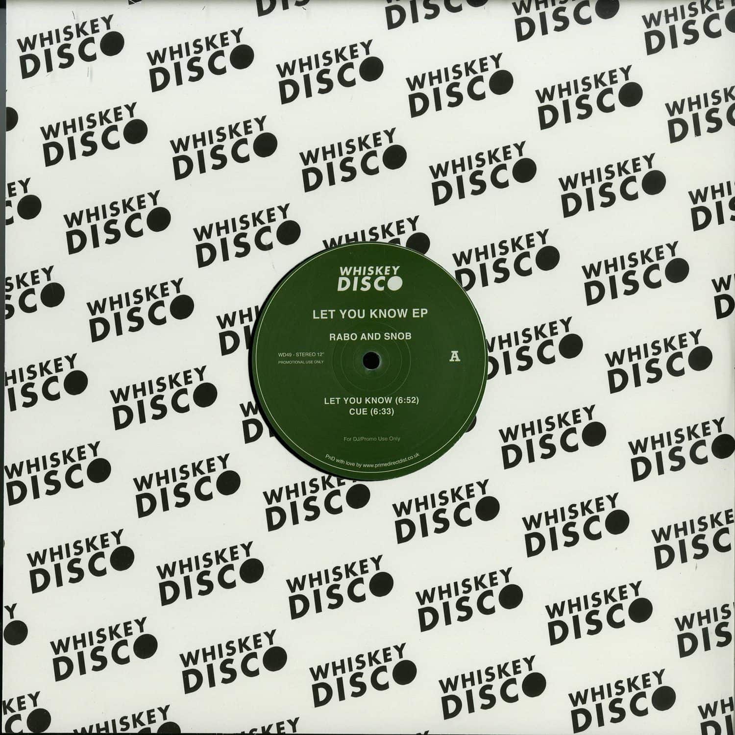 Rabo & Snob - LET YOU KNOW EP