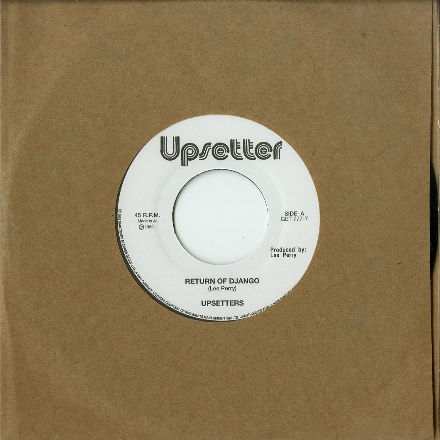 Upsetters - RETURN OF DJANGO / DOLLAR IN THE TEETH 