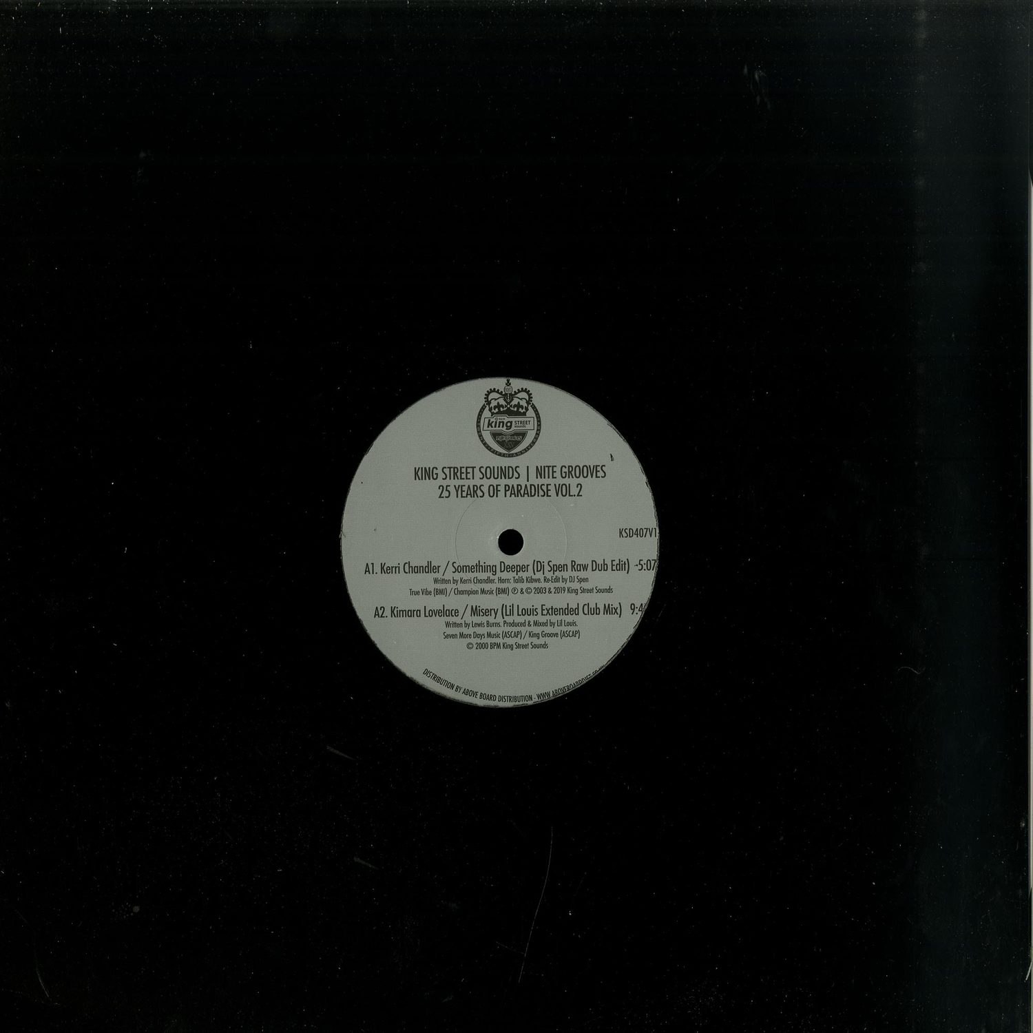 Kerri Chandler / Kimara Lovelace / Ptaah / Ananda Project - 25 YEARS OF PARADISE VOL 2 