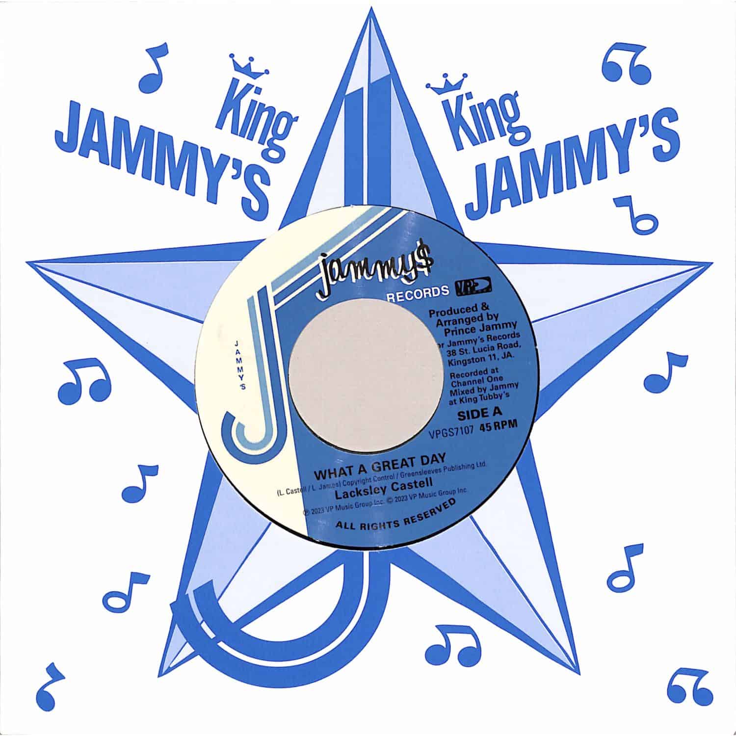Lacksley Castell / Prince Jammy - WHAT A GREAT DAY / THRONE OF BLOOD 