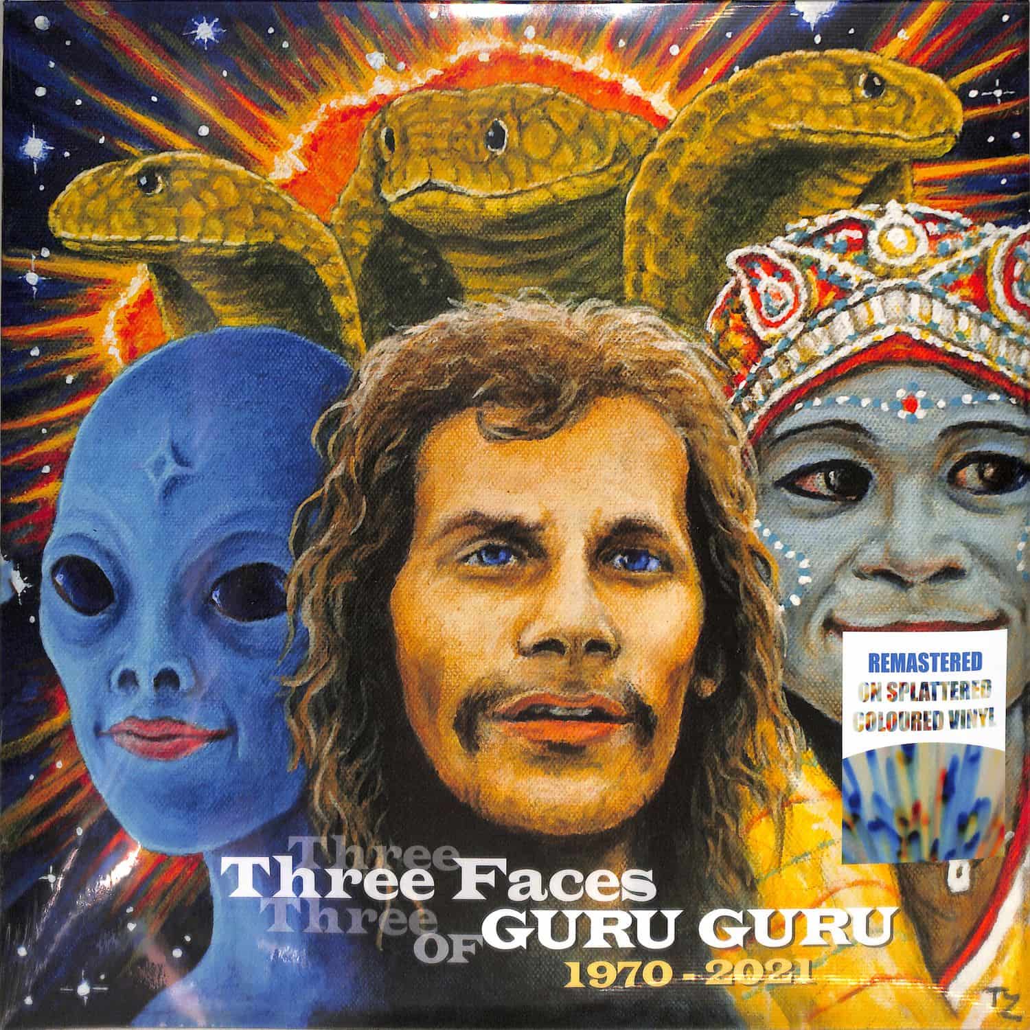 Guru Guru - THREE FACES OF GURU GURU-180G SPLATTER VINYL 