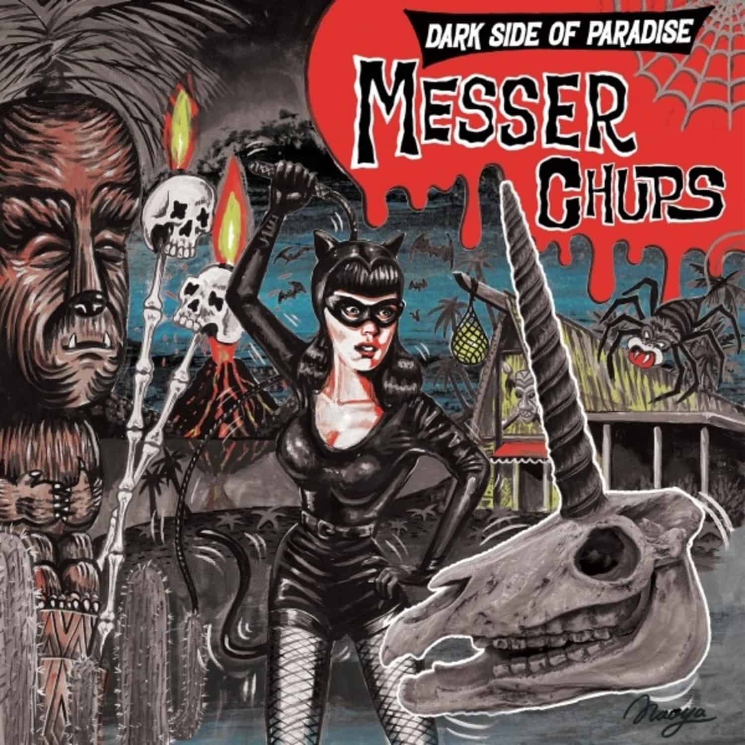 Messer Chups - YELLOW / BLACK SPLATTER LP 