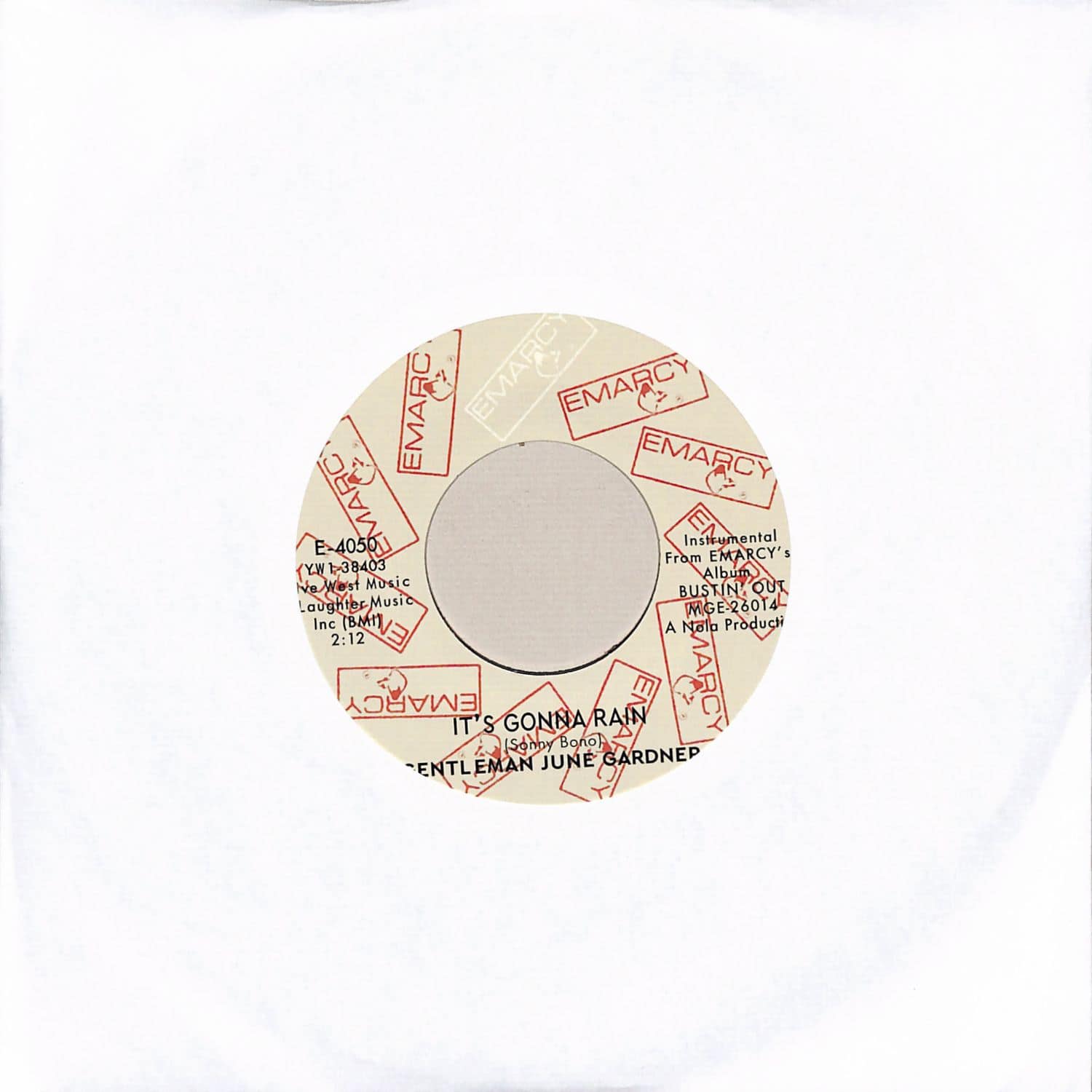 Gentleman June Gardner - ITS GONNA RAIN 