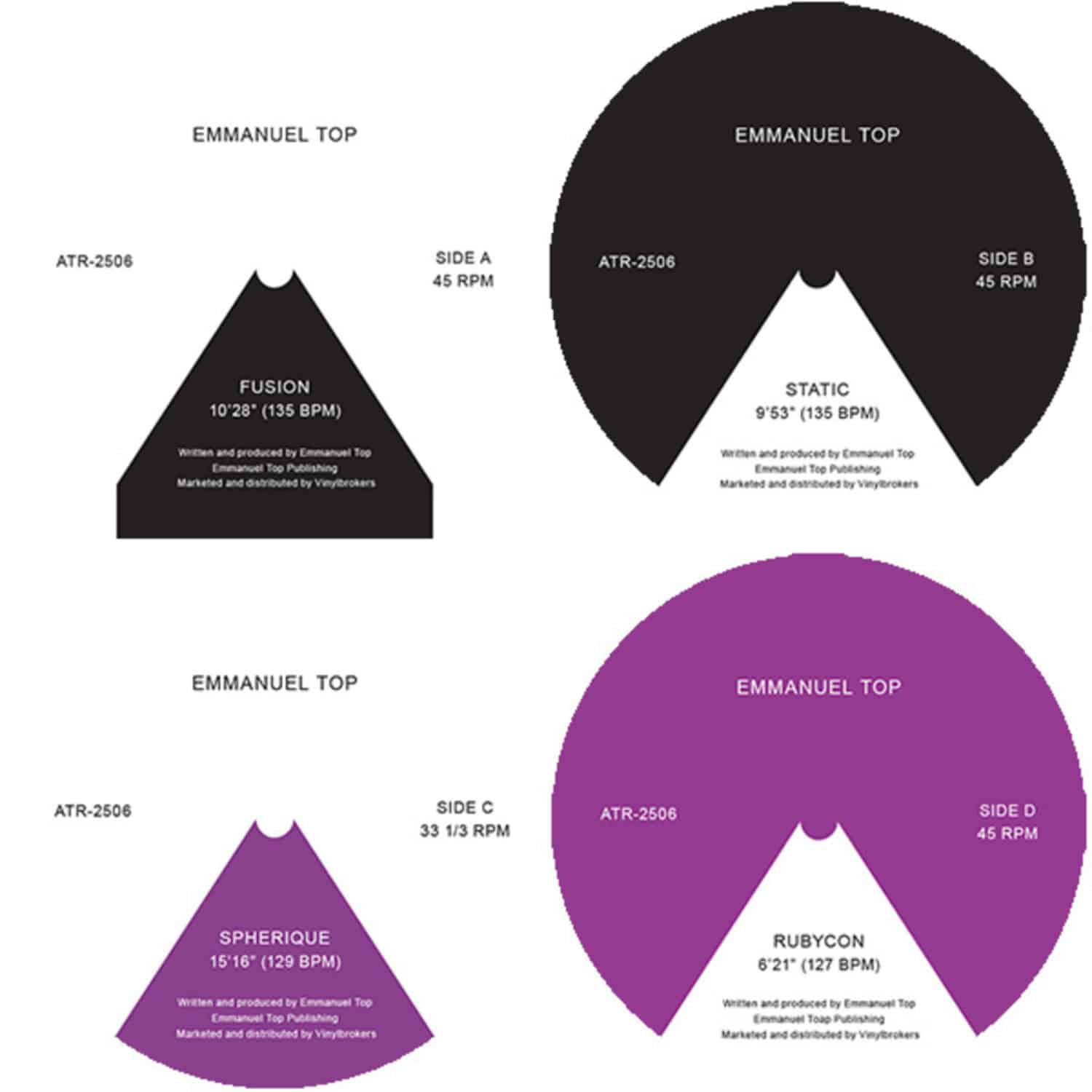 Emmanuel Top - FUSION / STATIC / SPHERIQUE / RUBYCON