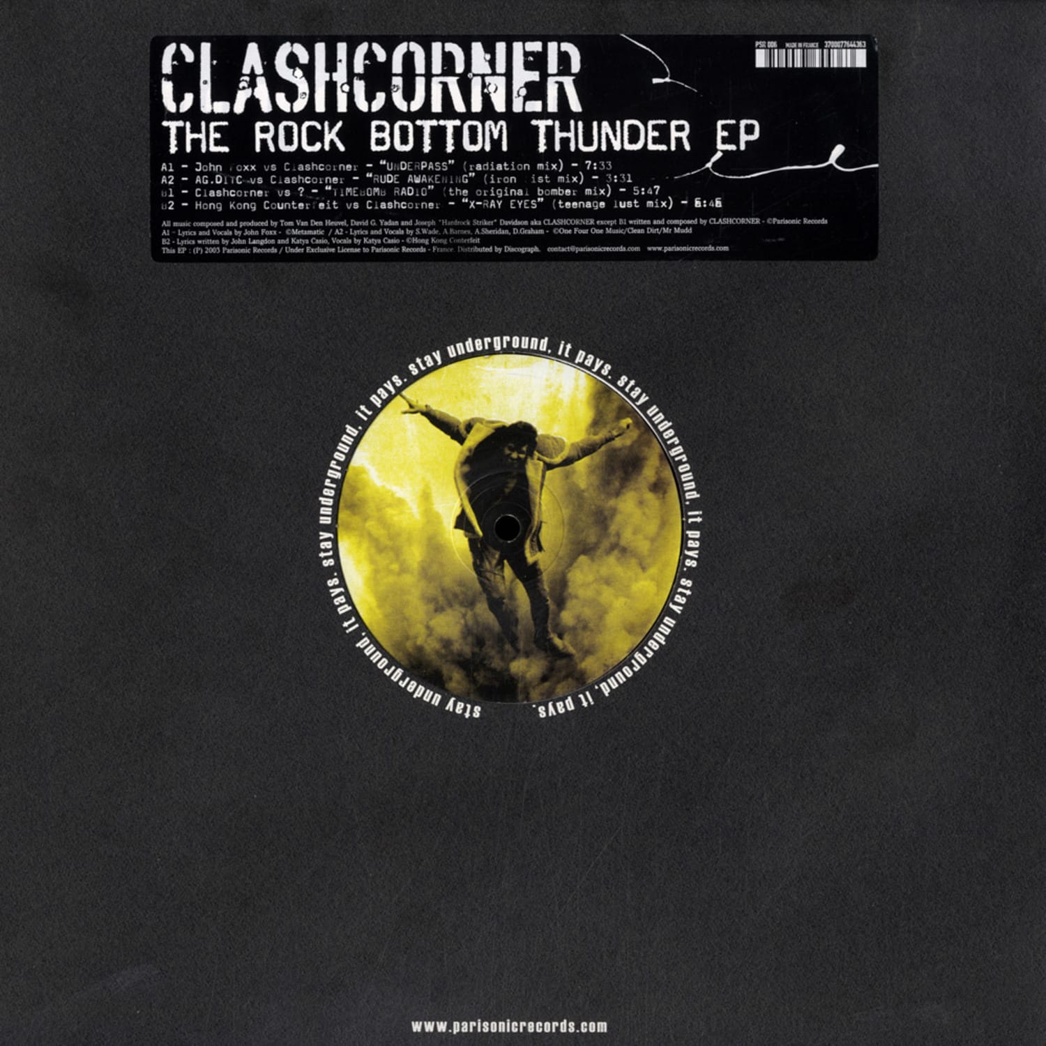 Clashcorner - THE ROCK BOTTOM THUNDER EP
