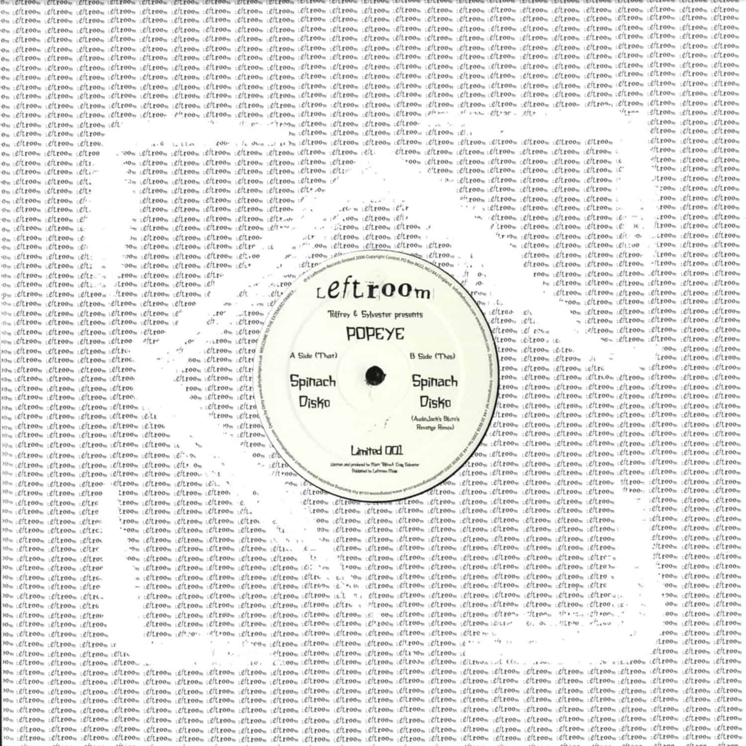 Tolfrey & Sylvester presents Popeye - SPINACH DISKO