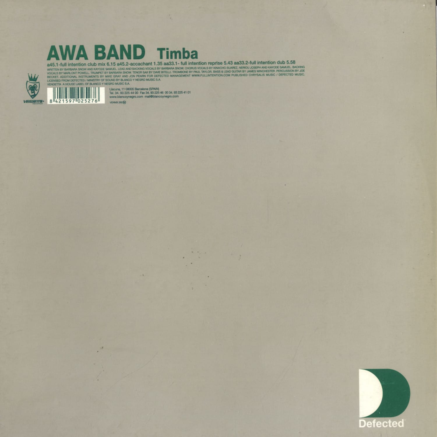 Awa Band - TIMBA